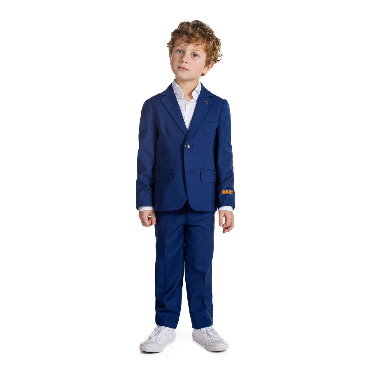 Op deze afbeelding zie je een Kostuums, van het merk Opposuits. Boys Daily Dark Blue Jongen Kostuum