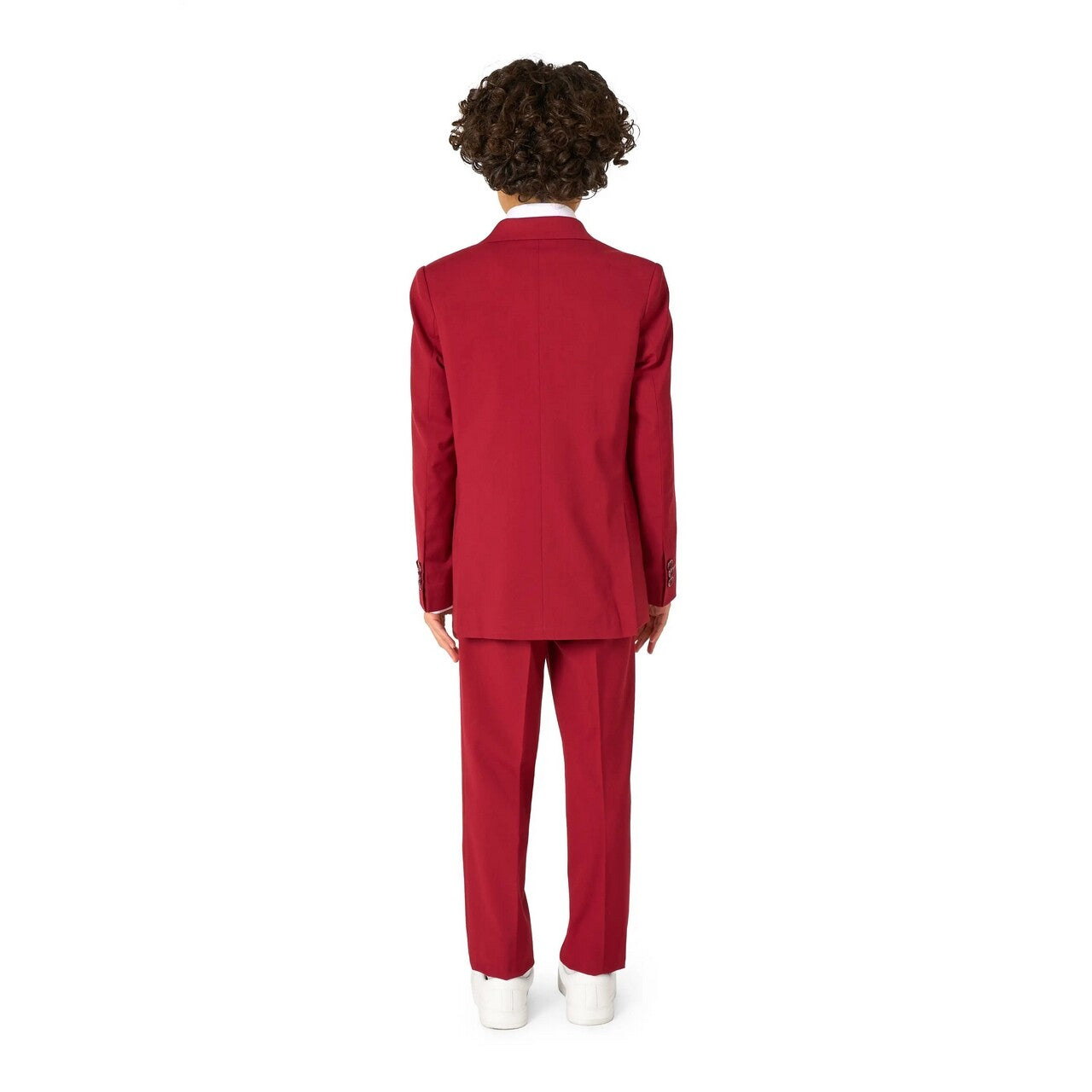 Op deze afbeelding zie je een Kostuums, van het merk Opposuits. Daily Bright Burgundy Jongen Kostuum