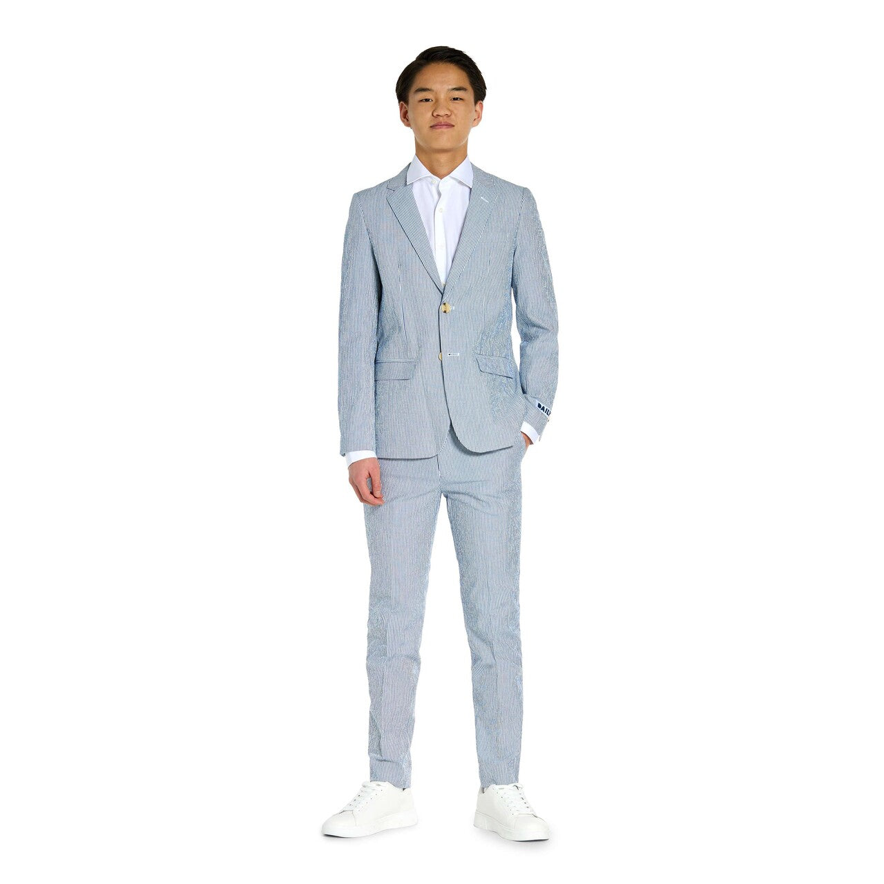 Op deze afbeelding zie je een Kostuums, van het merk Opposuits. Teen Boys Daily Seer Sucker Jongen Kostuum