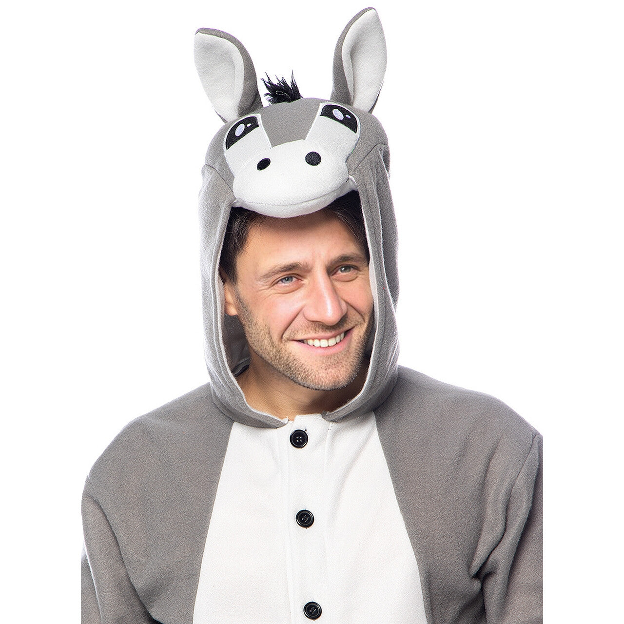 Op deze afbeelding zie je een Kostuums, van het merk Funidelia. Donnie Donkey Kostuum