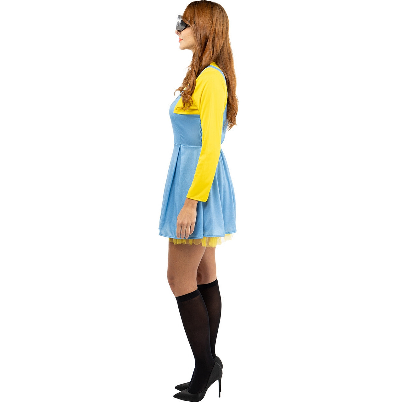 Op deze afbeelding zie je een Kostuums, van het merk Funidelia. Minions Davina Go Bananas Vrouw Kostuum