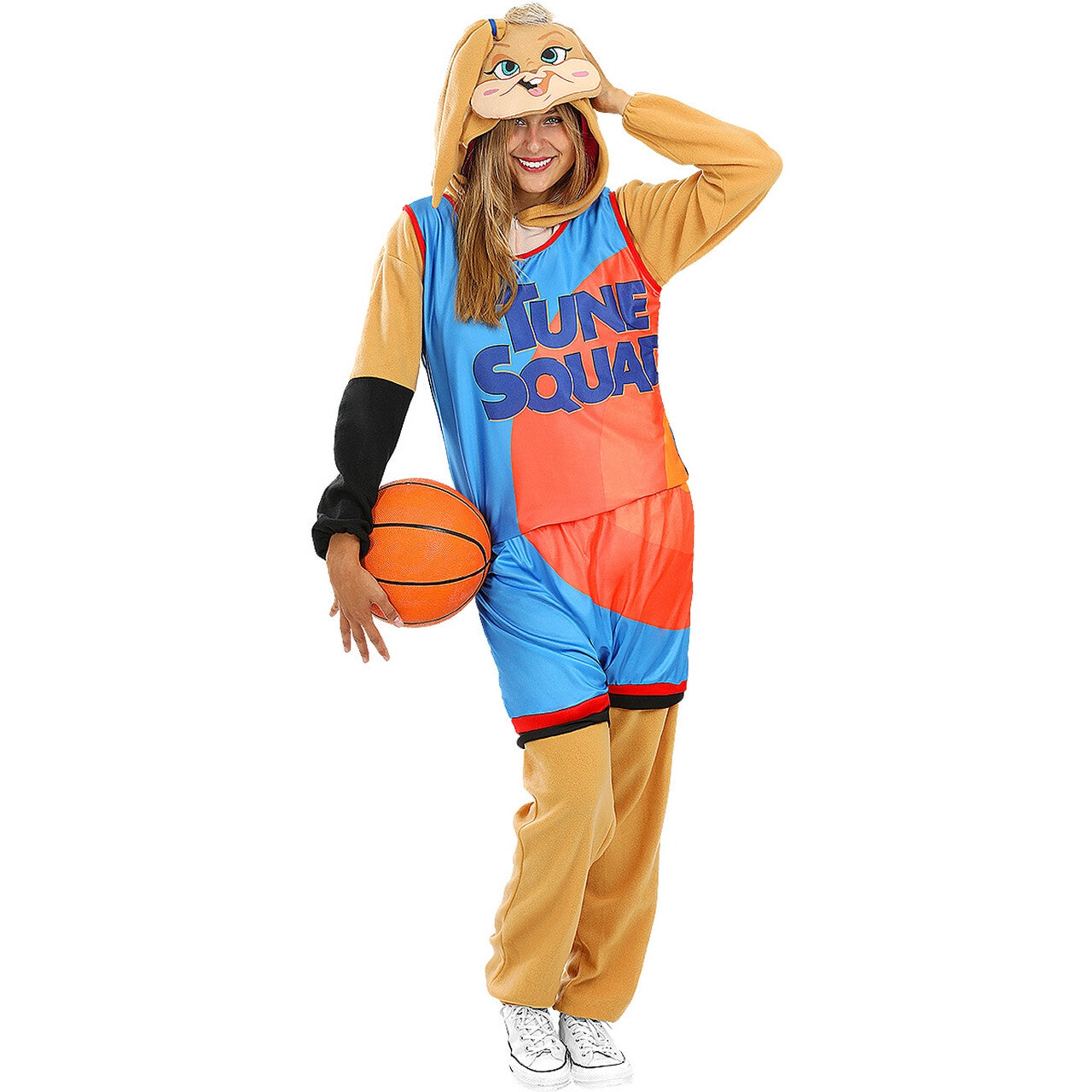 Op deze afbeelding zie je een Kostuums, van het merk Funidelia. Space Jam Lola Bunny Looney Tunes Kostuum