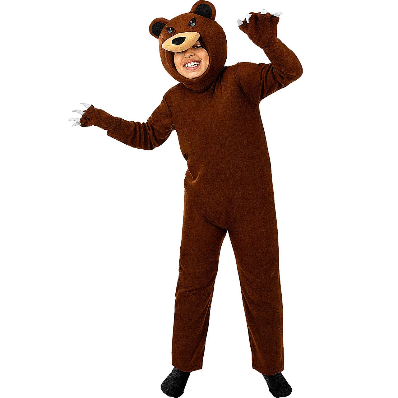Op deze afbeelding zie je een Kostuums, van het merk Funidelia. Broodjes Smerende Grizzly Beer Kind Kostuum