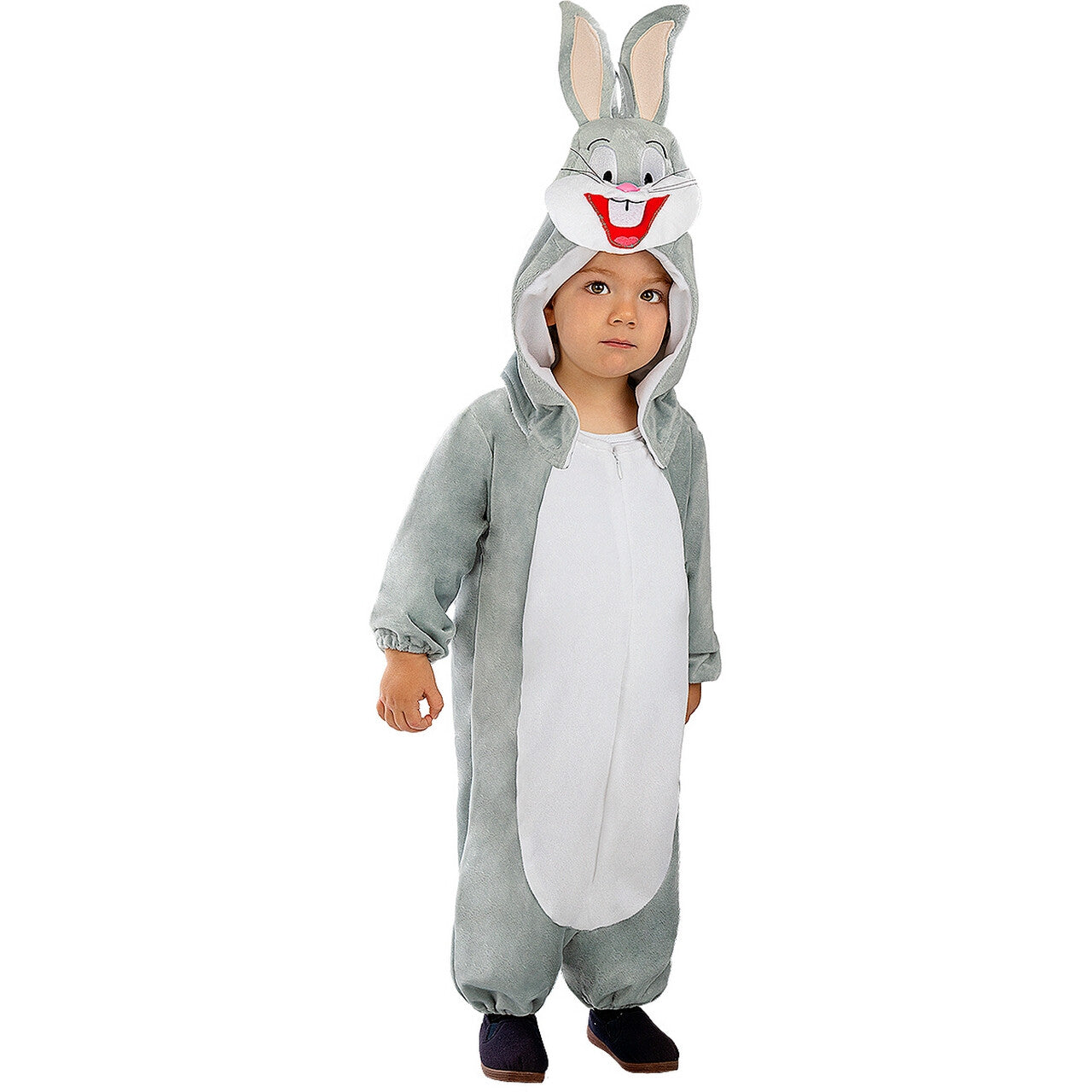 Op deze afbeelding zie je een Kostuums, van het merk Funidelia. Baby Bugs Bunny Onesie Kind Kostuum