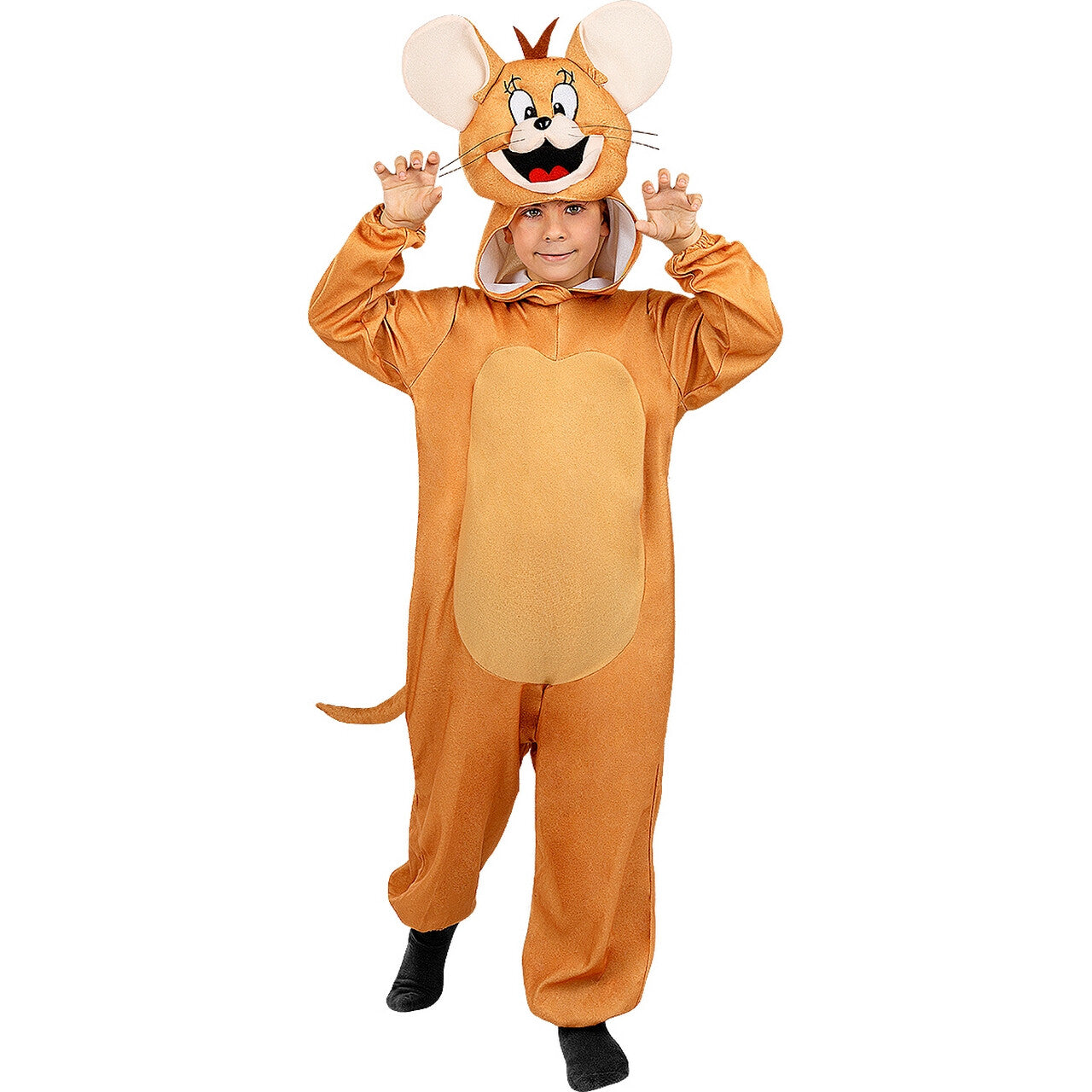 Op deze afbeelding zie je een Kostuums, van het merk Funidelia. Jerry De Grappige Muis Pak Me Dan Onesie Kind