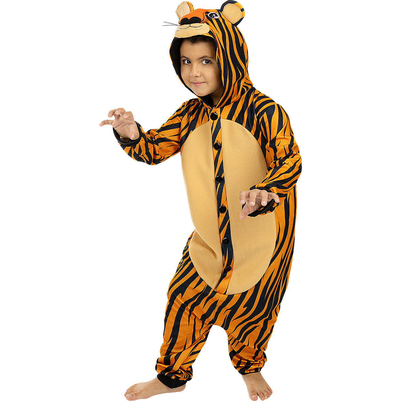 Op deze afbeelding zie je een Kostuums, van het merk Funidelia. Tijmen De Tijger Kind Kostuum