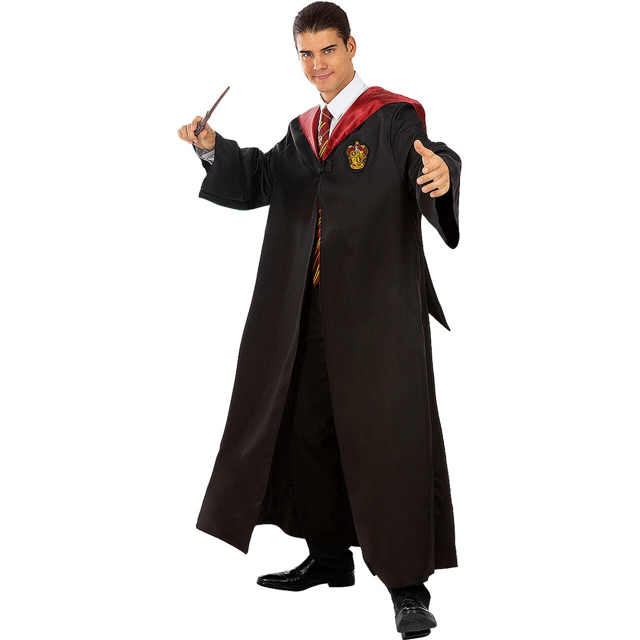 Op deze afbeelding zie je een Kostuums, van het merk Funidelia. Harry Potter Lange Cape Gryffindor Kostuum
