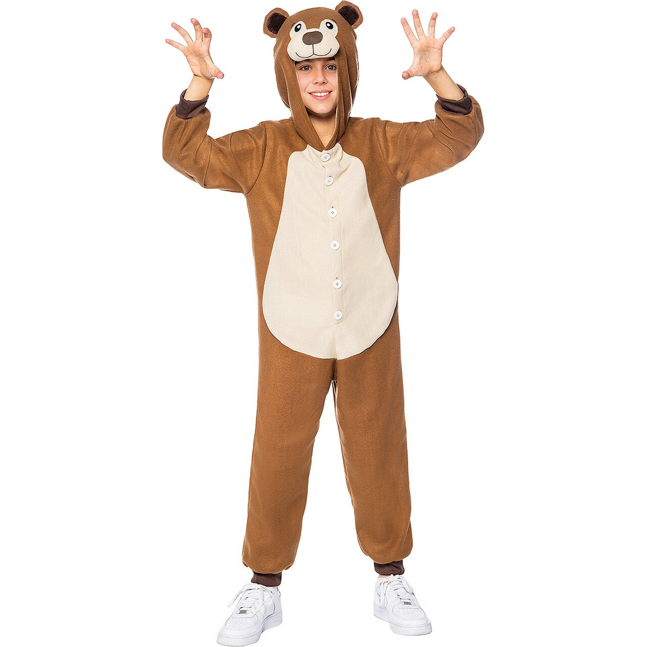 Op deze afbeelding zie je een Kostuums, van het merk Funidelia. Nooit Genoeg Knuffels Beer Kind Kostuum