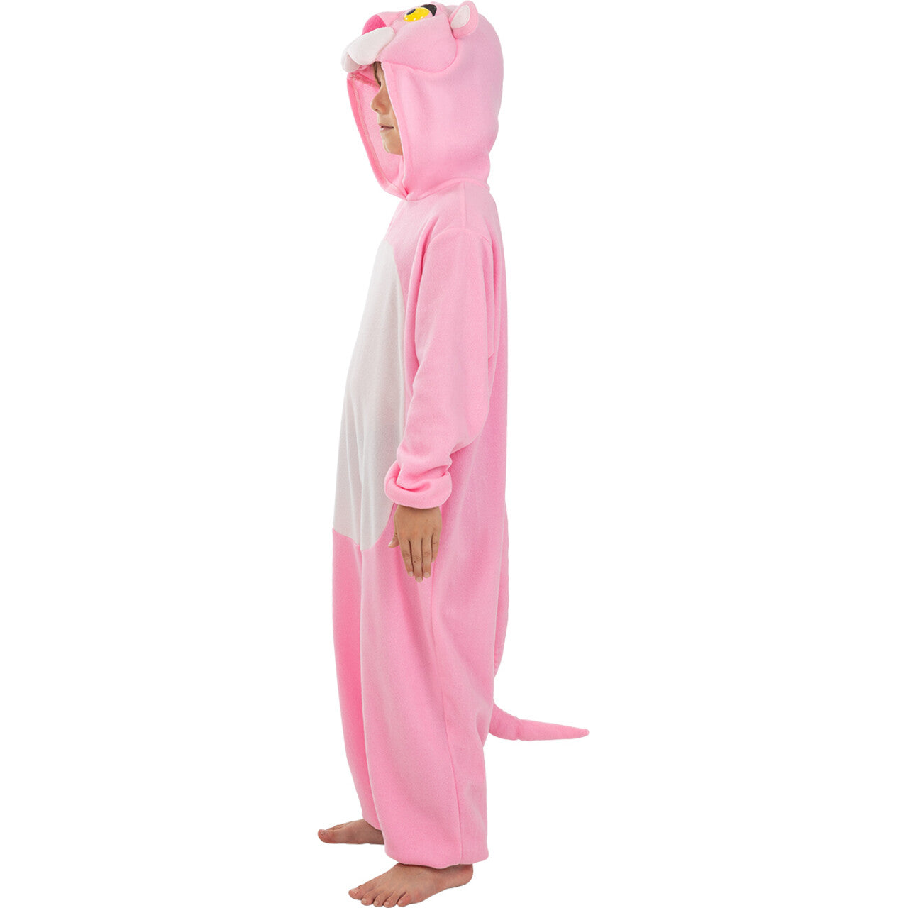 Op deze afbeelding zie je een Kostuums, van het merk Funidelia. Pink Panther Roze Panter Onesie Met Staart Kind Kostuum