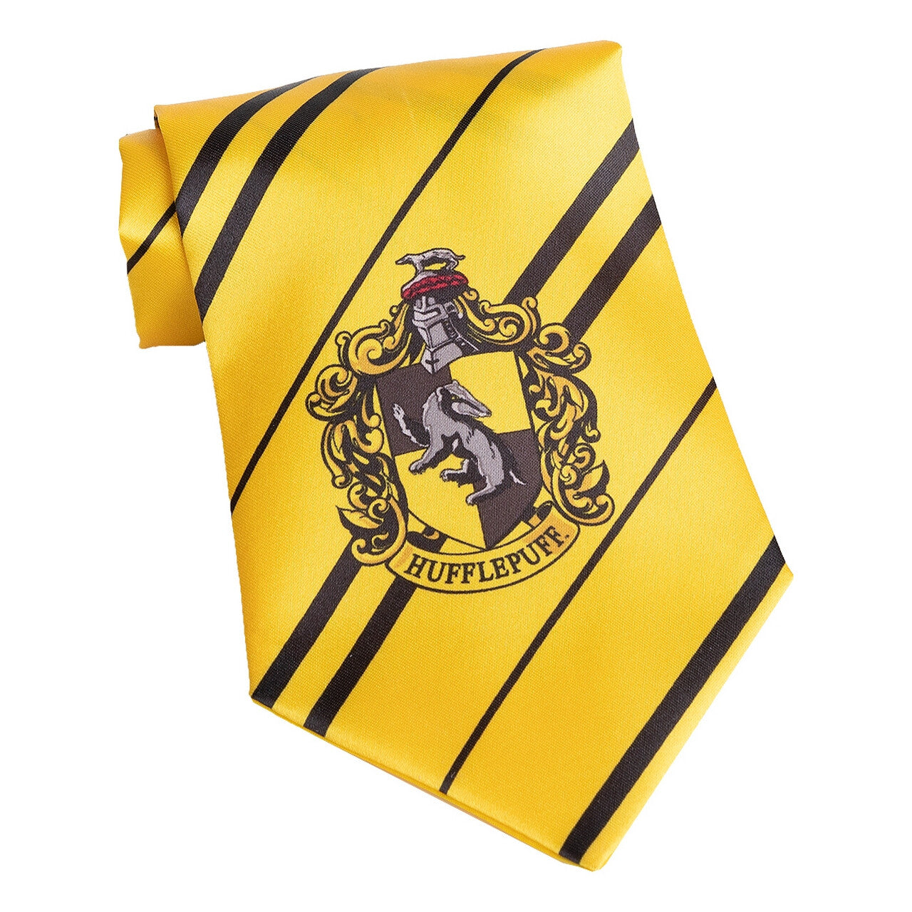 Op deze afbeelding zie je een Accessoires, van het merk Funidelia. Hufflepuff Stropdas Harry Potter Geel
