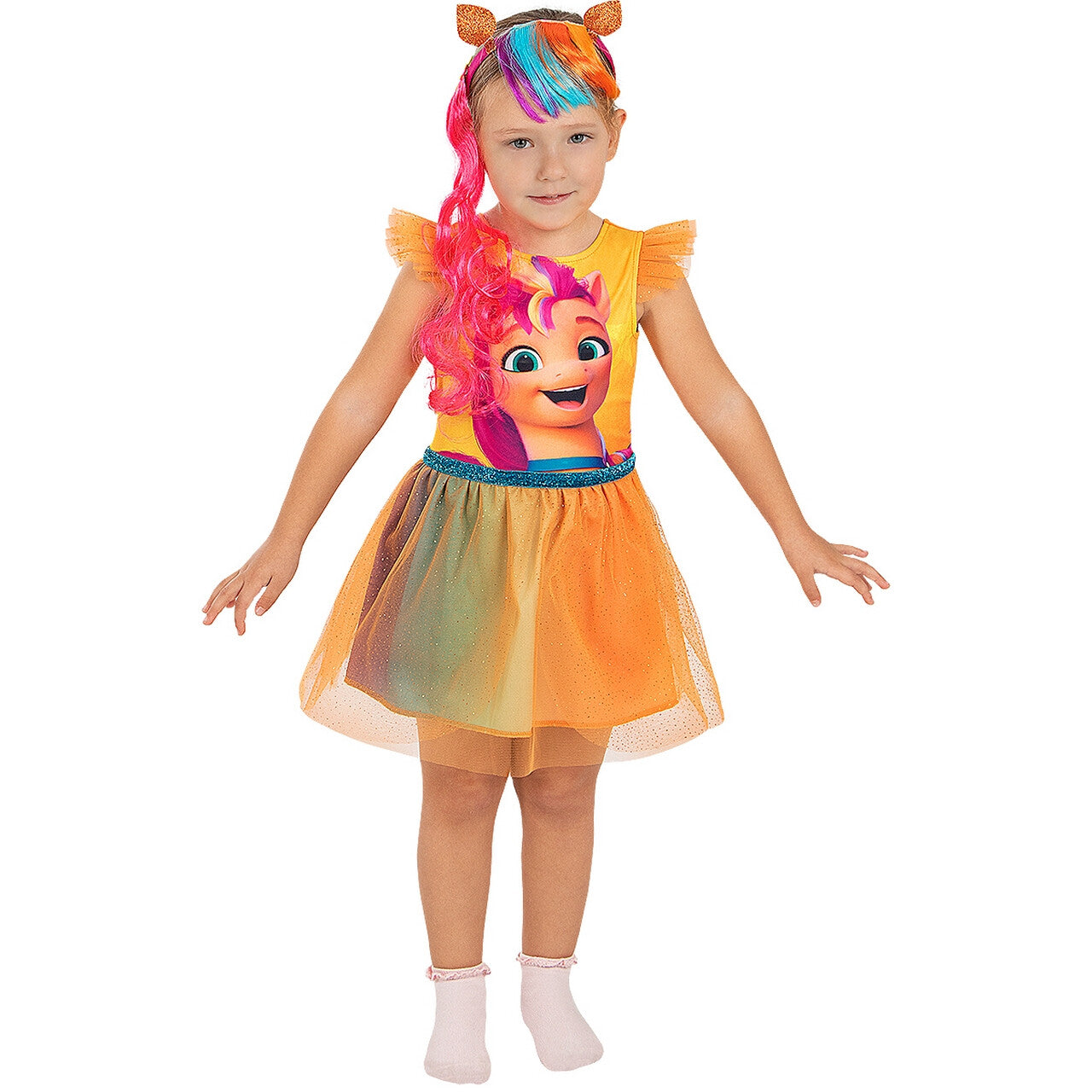Op deze afbeelding zie je een Kostuums, van het merk Funidelia. My Little Pony Sunny Starscout Meisje Kostuum