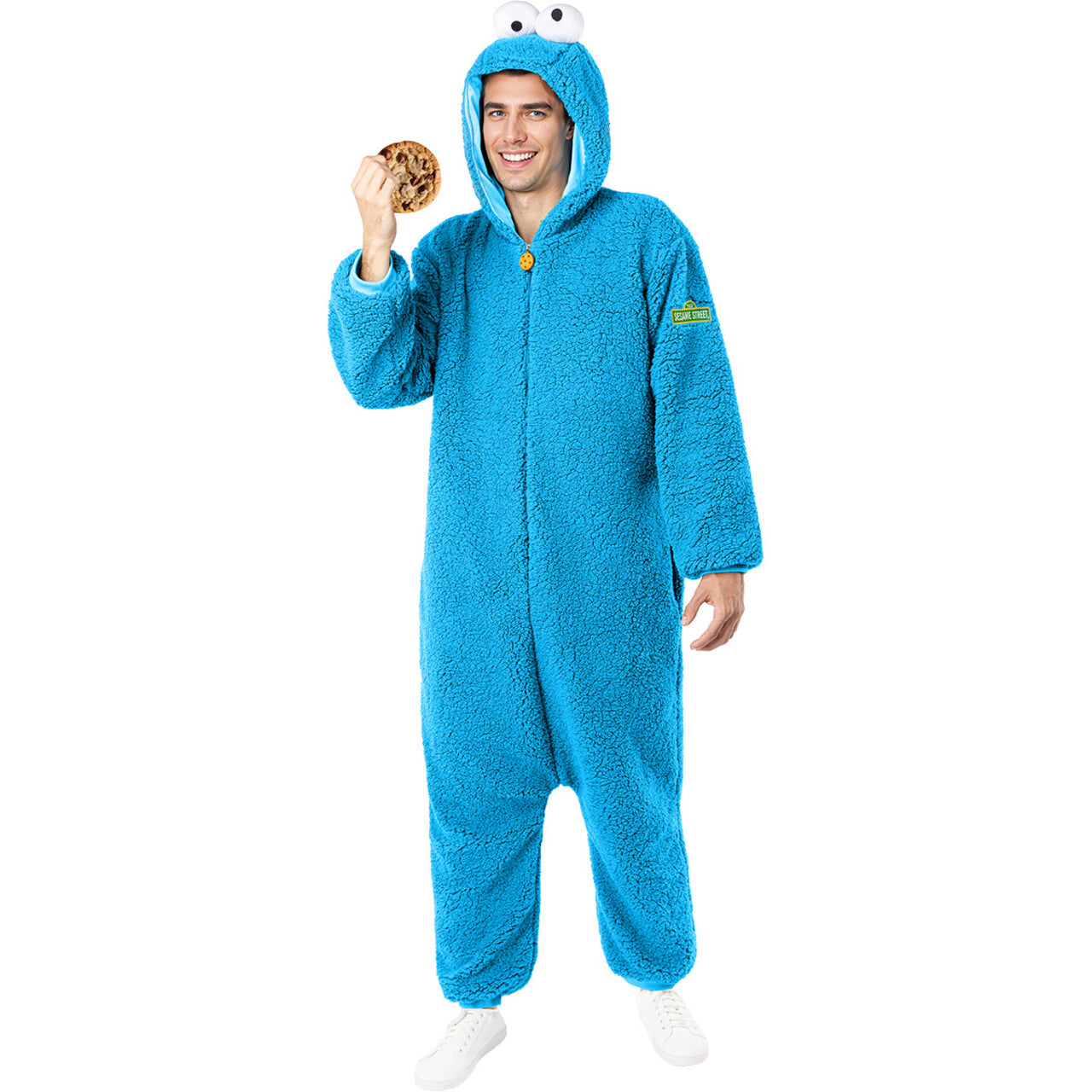 Op deze afbeelding zie je een Kostuums, van het merk Funidelia. Koekiemonster™ Kostuum - Sesamstraat™