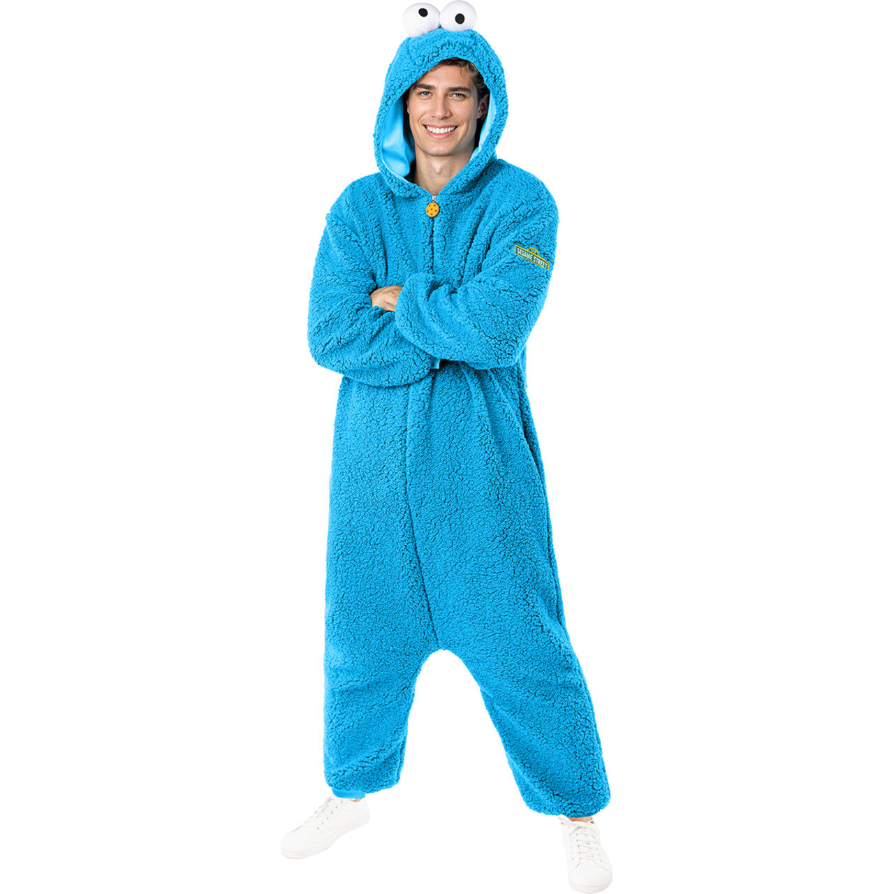 Op deze afbeelding zie je een Kostuums, van het merk Funidelia. Koekiemonster™ Kostuum - Sesamstraat™