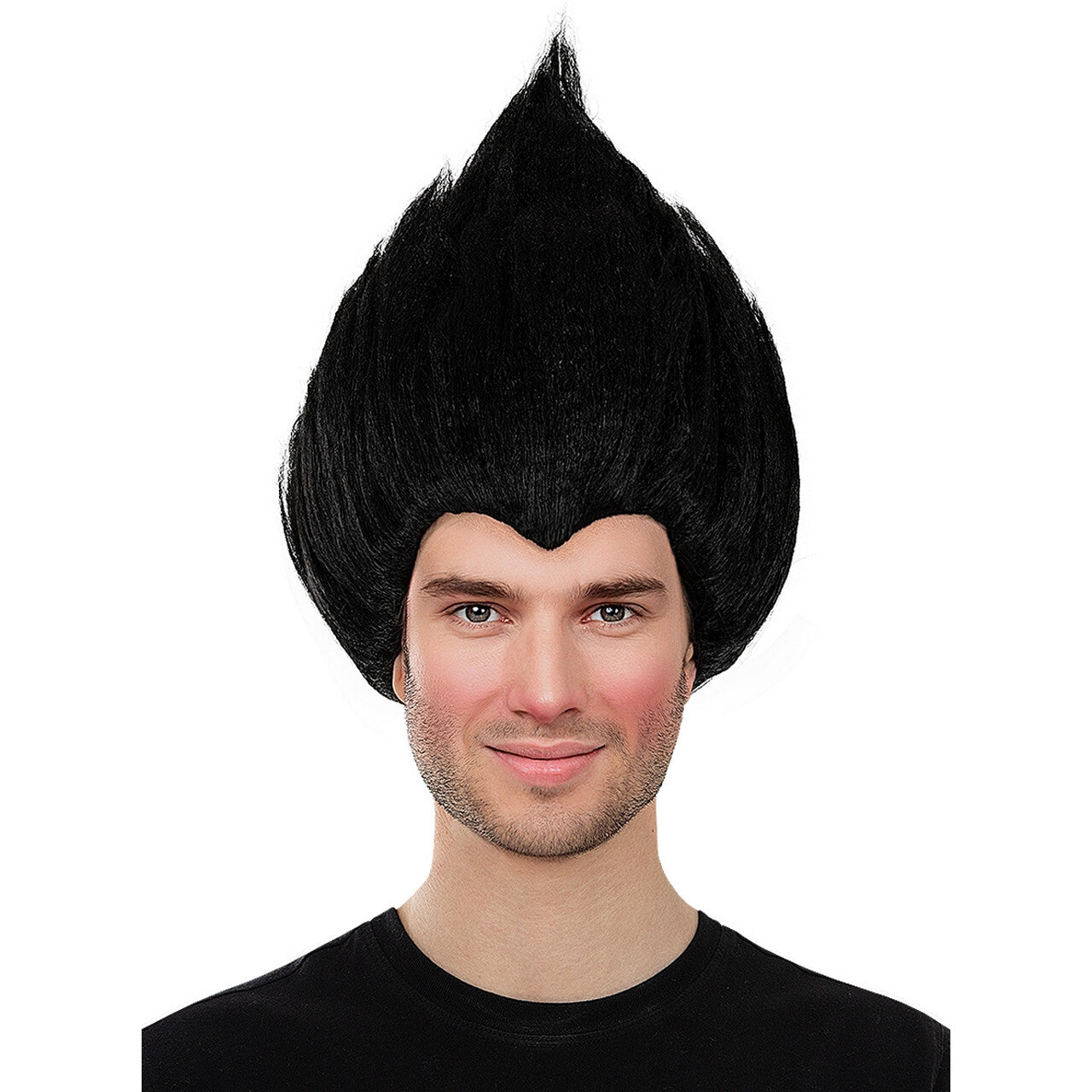 Op deze afbeelding zie je een Accessoires, van het merk Funidelia. Superdolle Trol Pruik Knoest Zwart