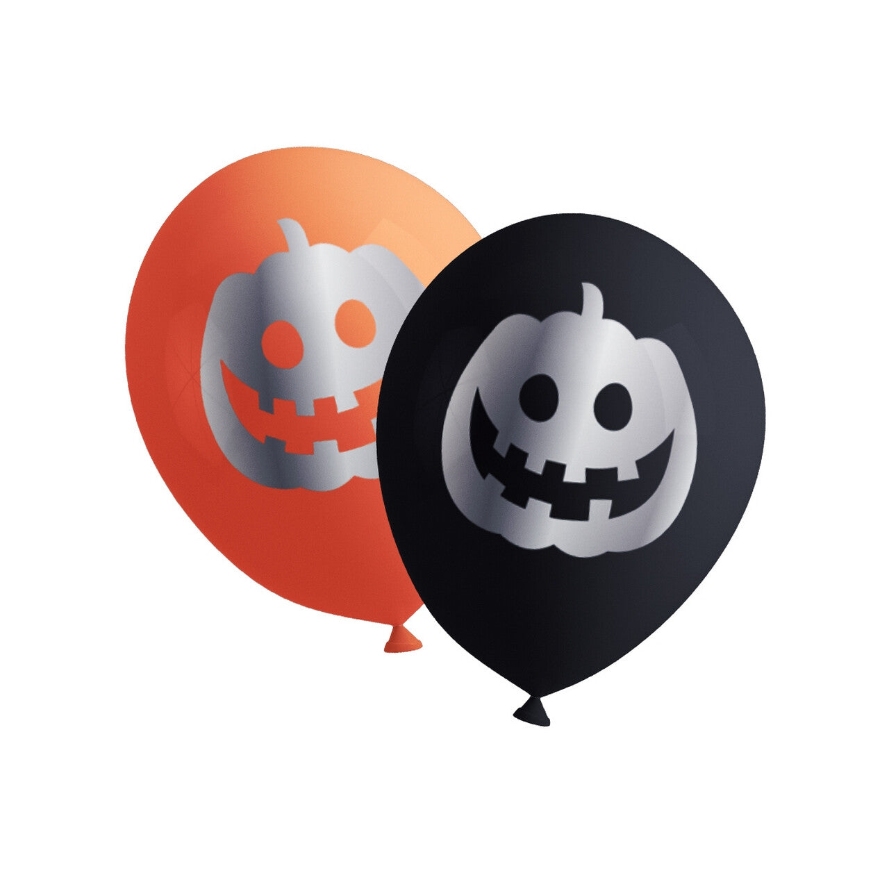 Op deze afbeelding zie je een Decoratie, van het merk Funidelia. Latex Ballonnen Happy Halloween 8 Stuks