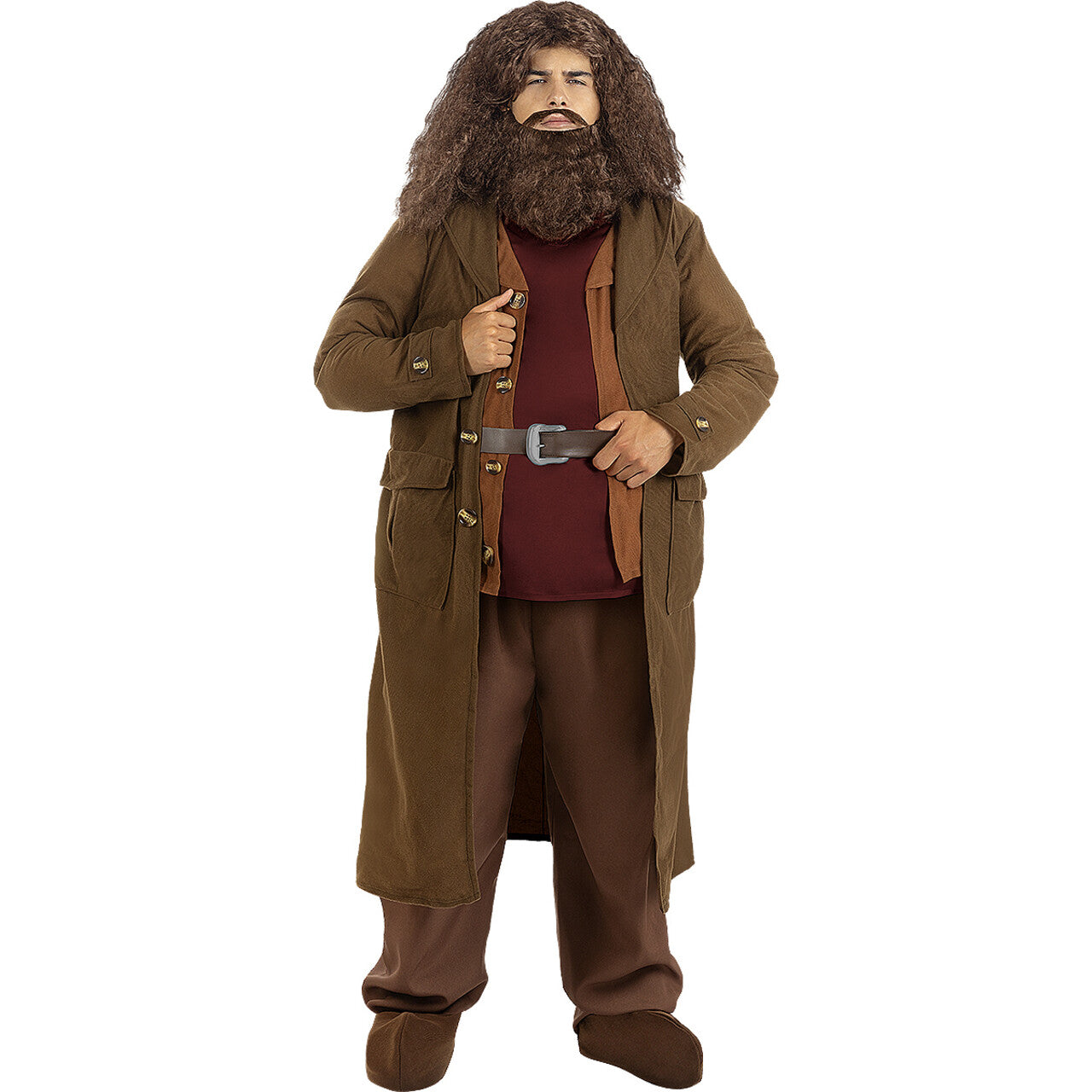 Op deze afbeelding zie je een Kostuums, van het merk Funidelia. Hagrid De Halfreus Harry Potter Man Kostuum
