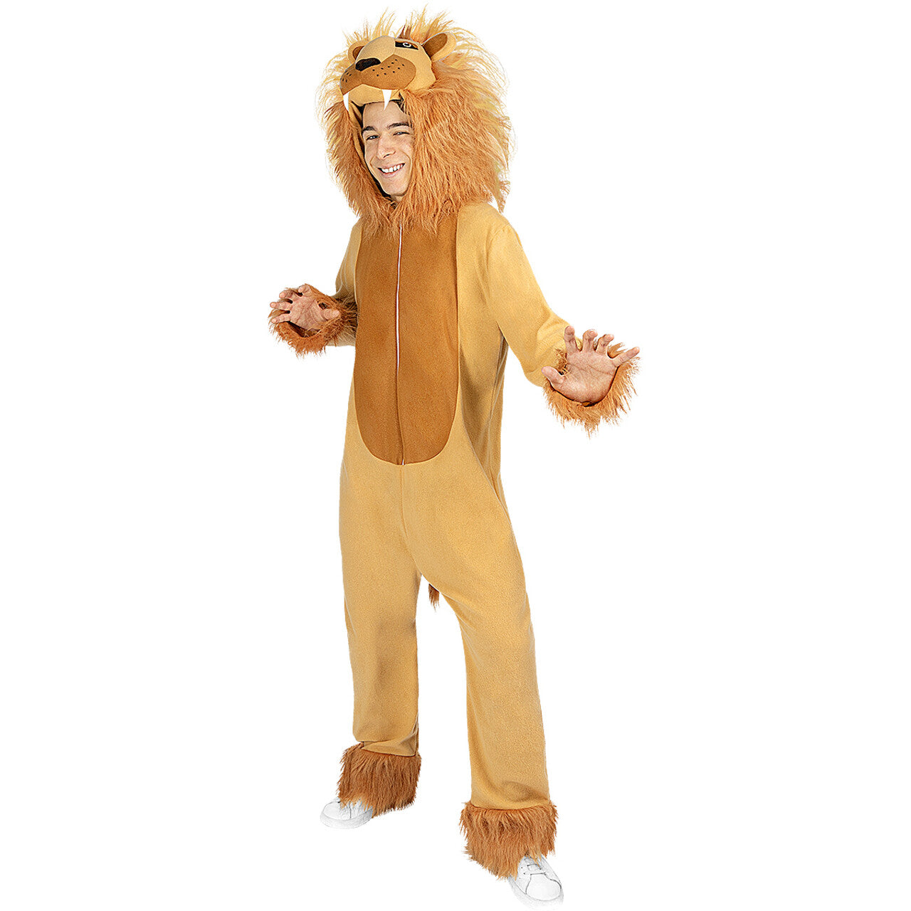 Op deze afbeelding zie je een Kostuums, van het merk Funidelia. Koning Van De Steppe Leeuw Onesie Kostuum