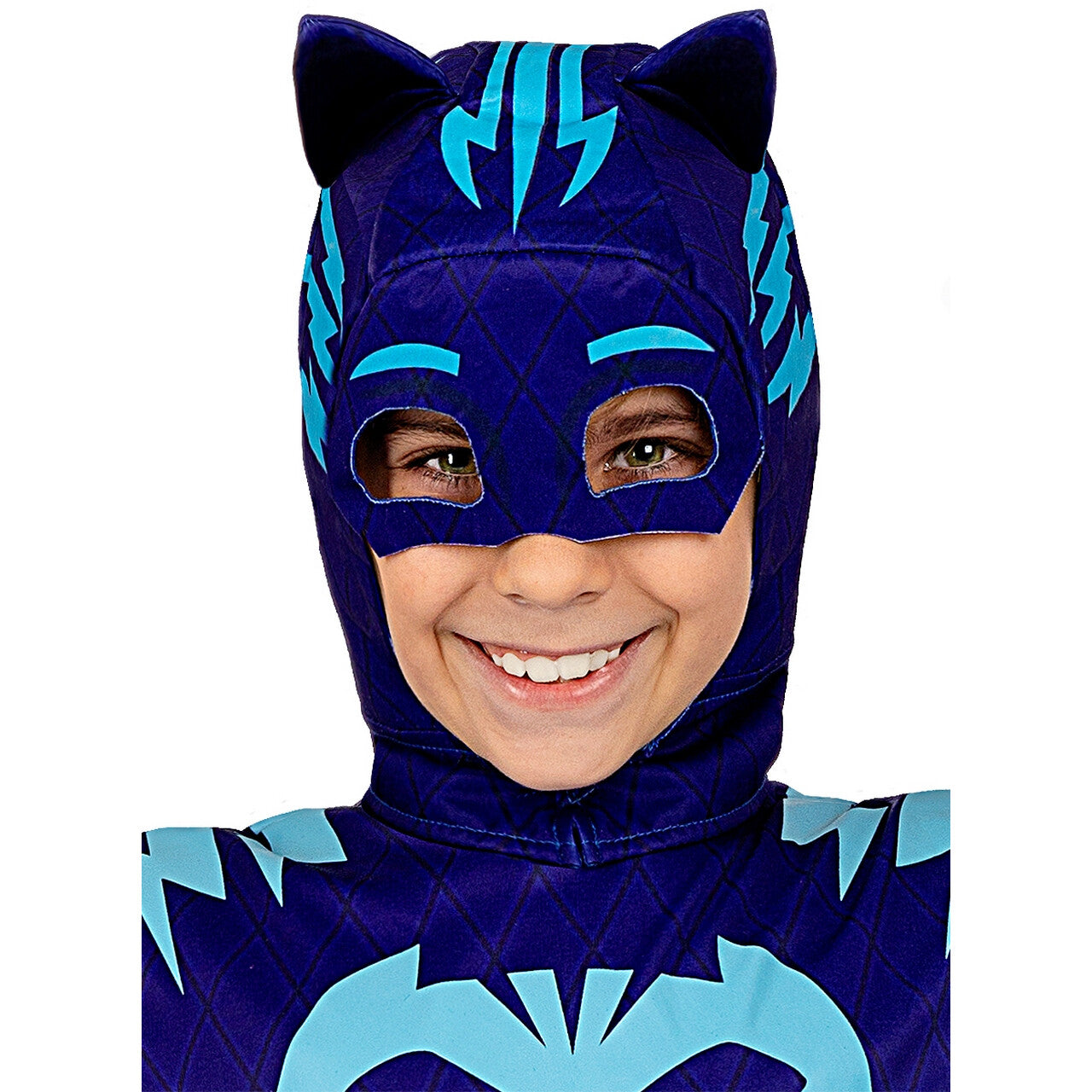 Op deze afbeelding zie je een Accessoires, van het merk Funidelia. Catboy Pj Masks Kap Blauw