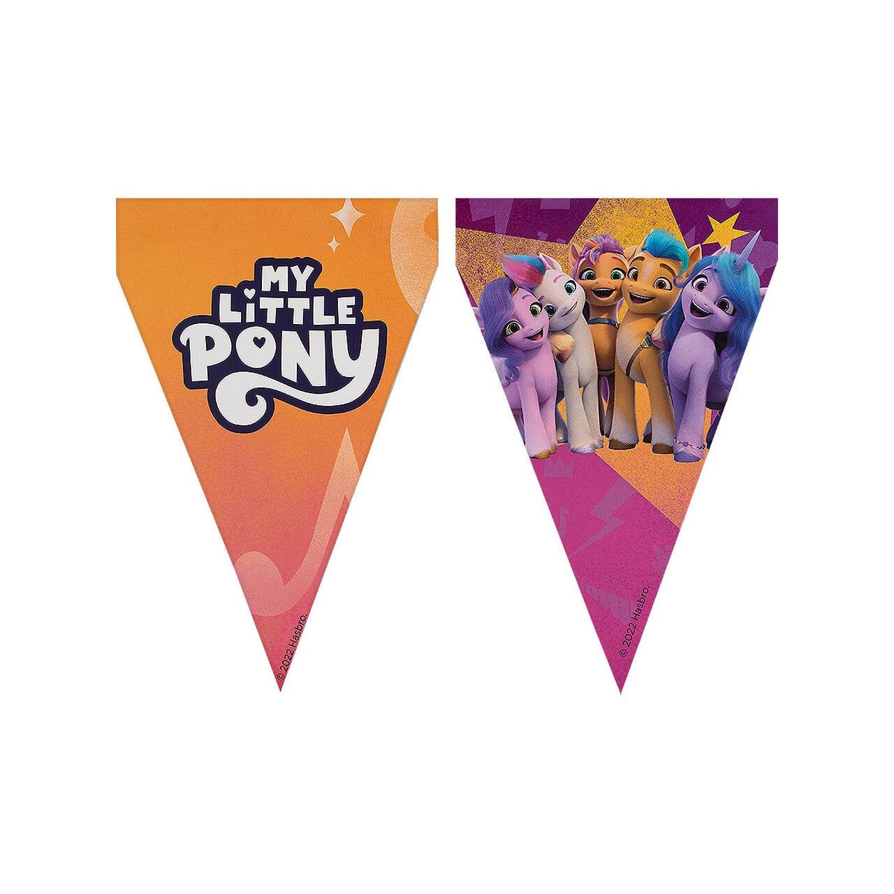 Op deze afbeelding zie je een Decoratie, van het merk Funidelia. My Little Pony Vlaggenlijn 3 Meter
