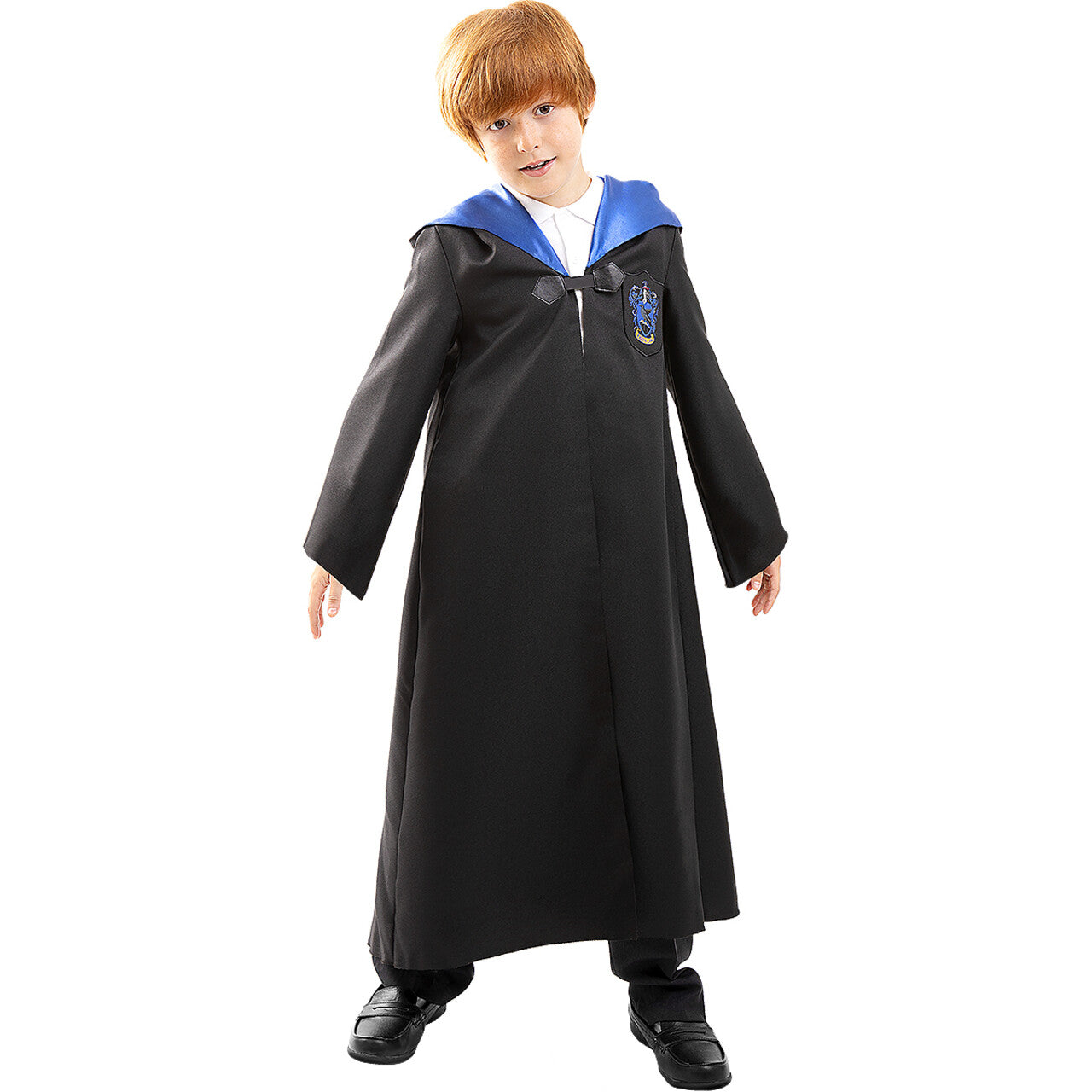 Op deze afbeelding zie je een Kostuums, van het merk Funidelia. Harry Potter™ Ravenclaw School Cape Kind Kind Kostuum