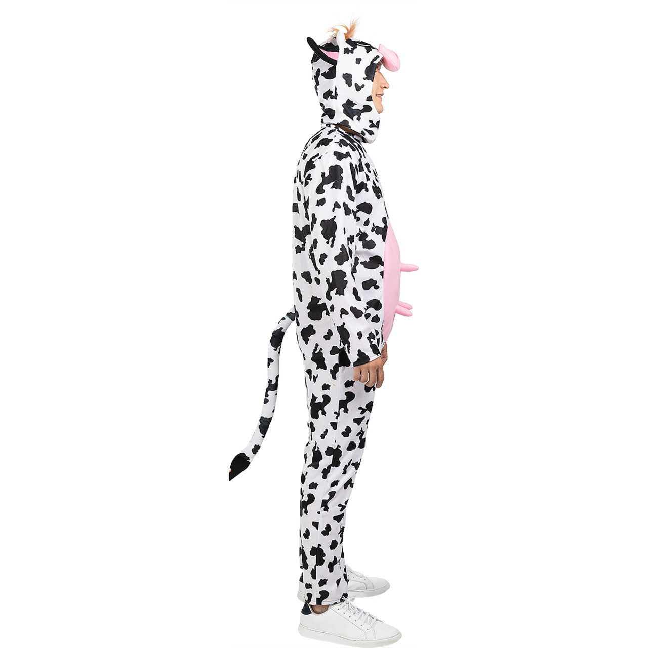 Op deze afbeelding zie je een Kostuums, van het merk Funidelia. Klaar Om Te Melken Koeien Onesie Kostuum