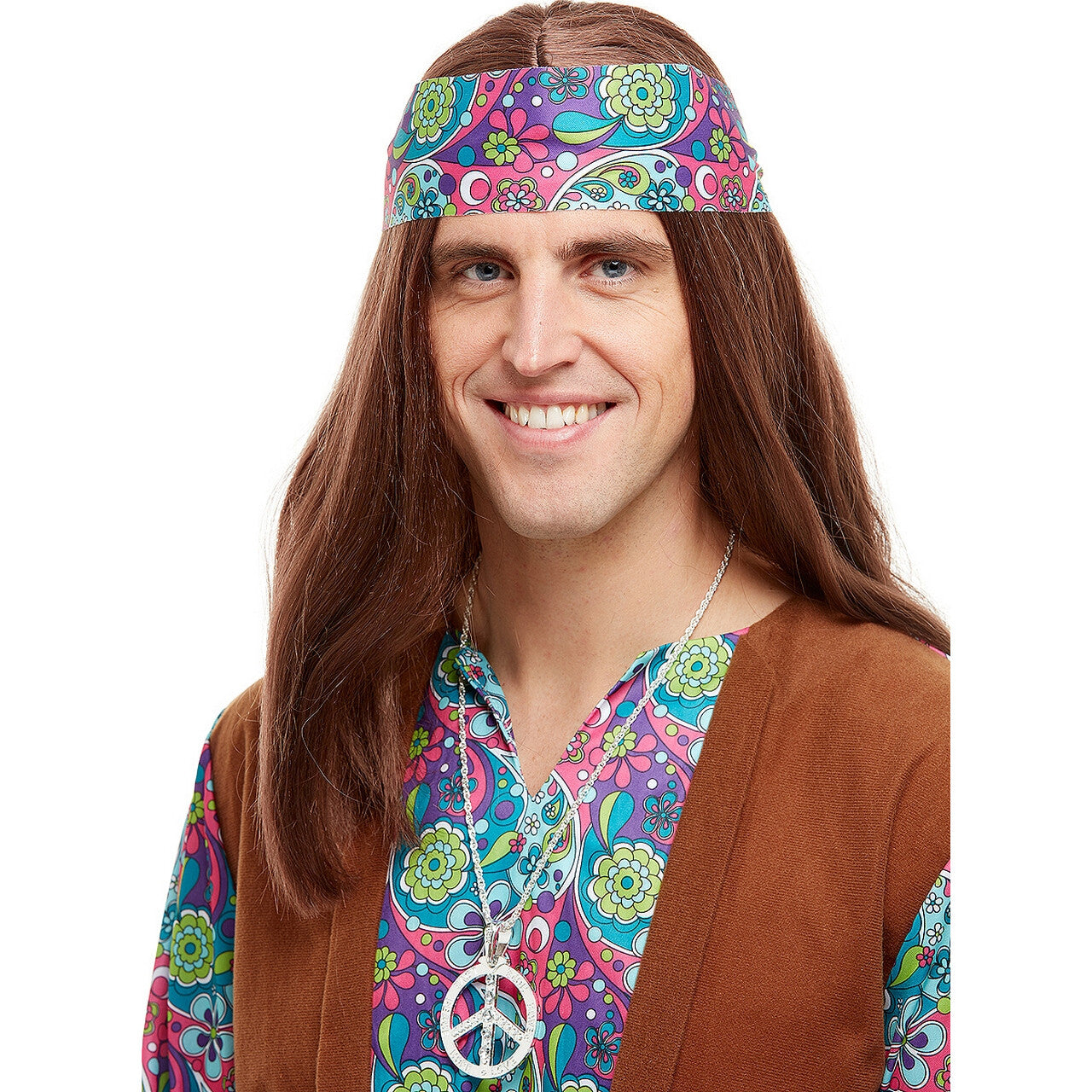 Op deze afbeelding zie je een Accessoires, van het merk Funidelia. Wereldvrede Hippie Peace Ketting Zilver