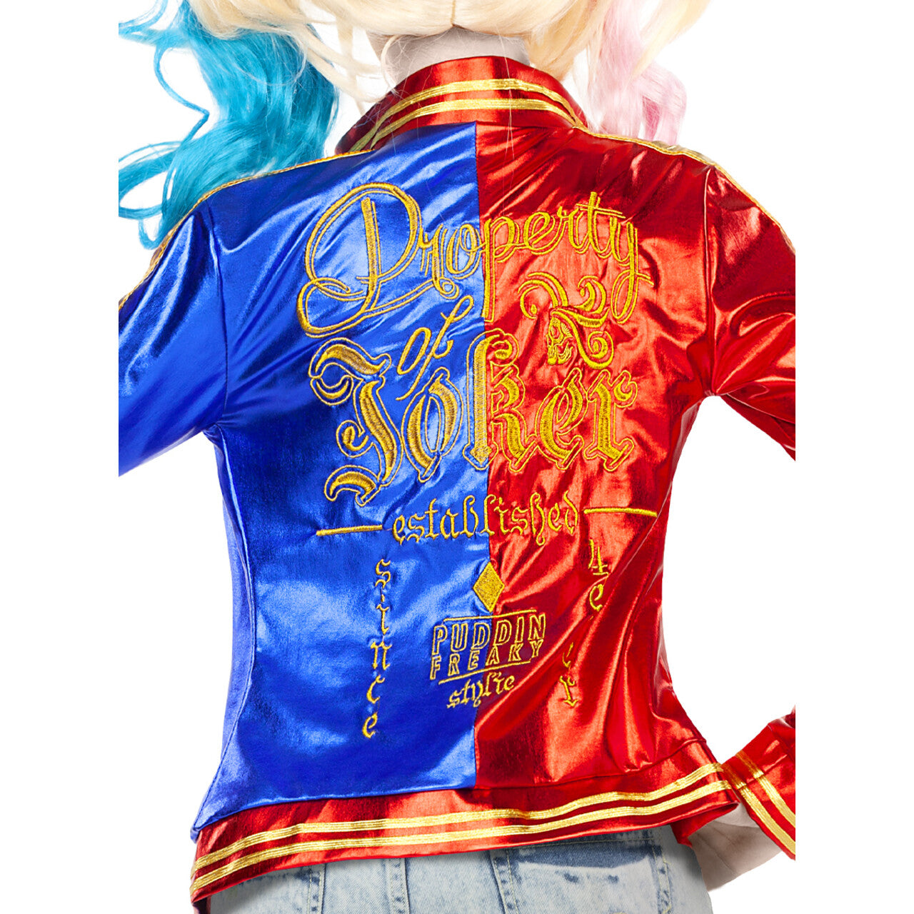 Op deze afbeelding zie je een Kostuums, van het merk Funidelia. Daddy Lil Monster Harley Quinn Vrouw Kostuum