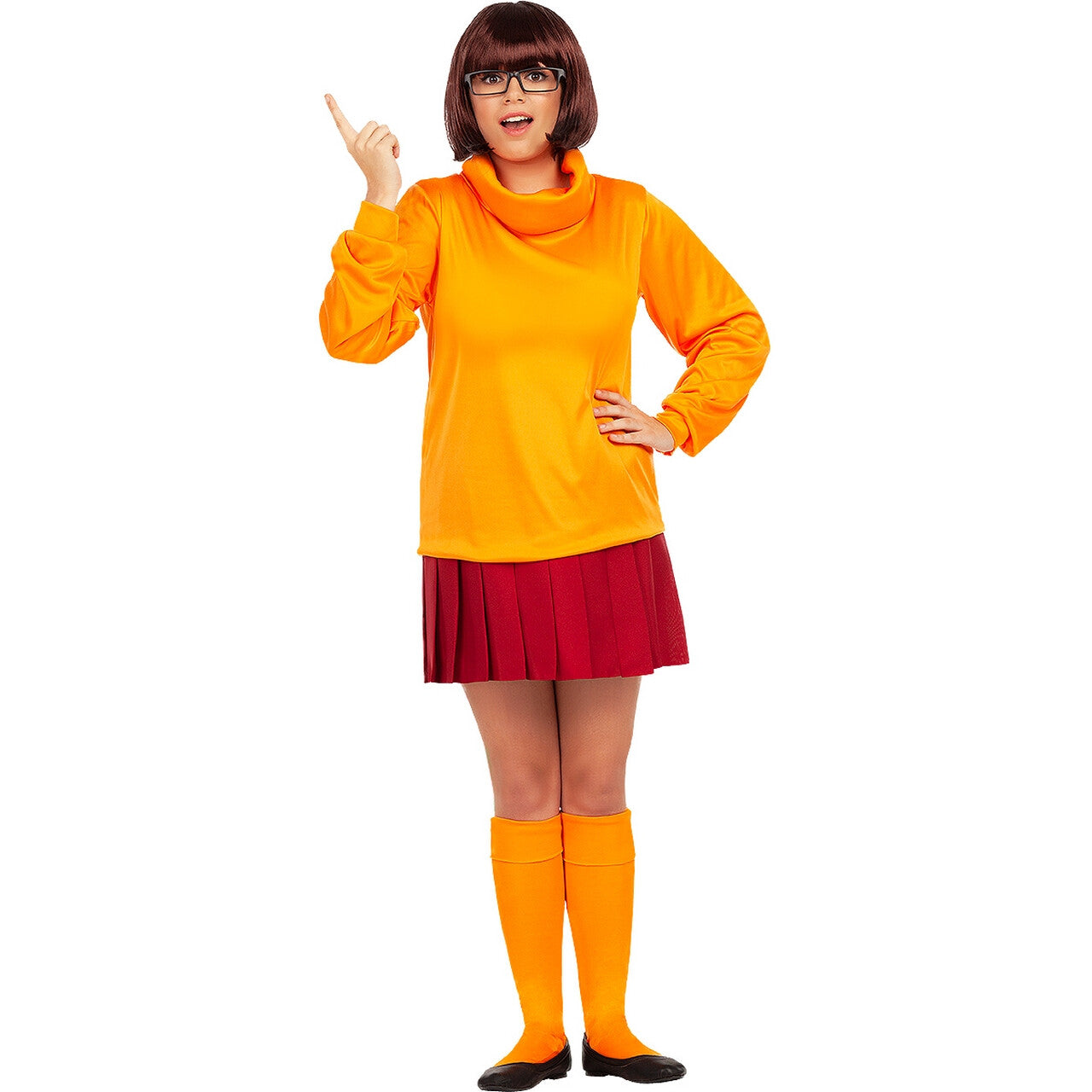 Op deze afbeelding zie je een Kostuums, van het merk Funidelia. Velma Scooby Doo Vrouw Kostuum