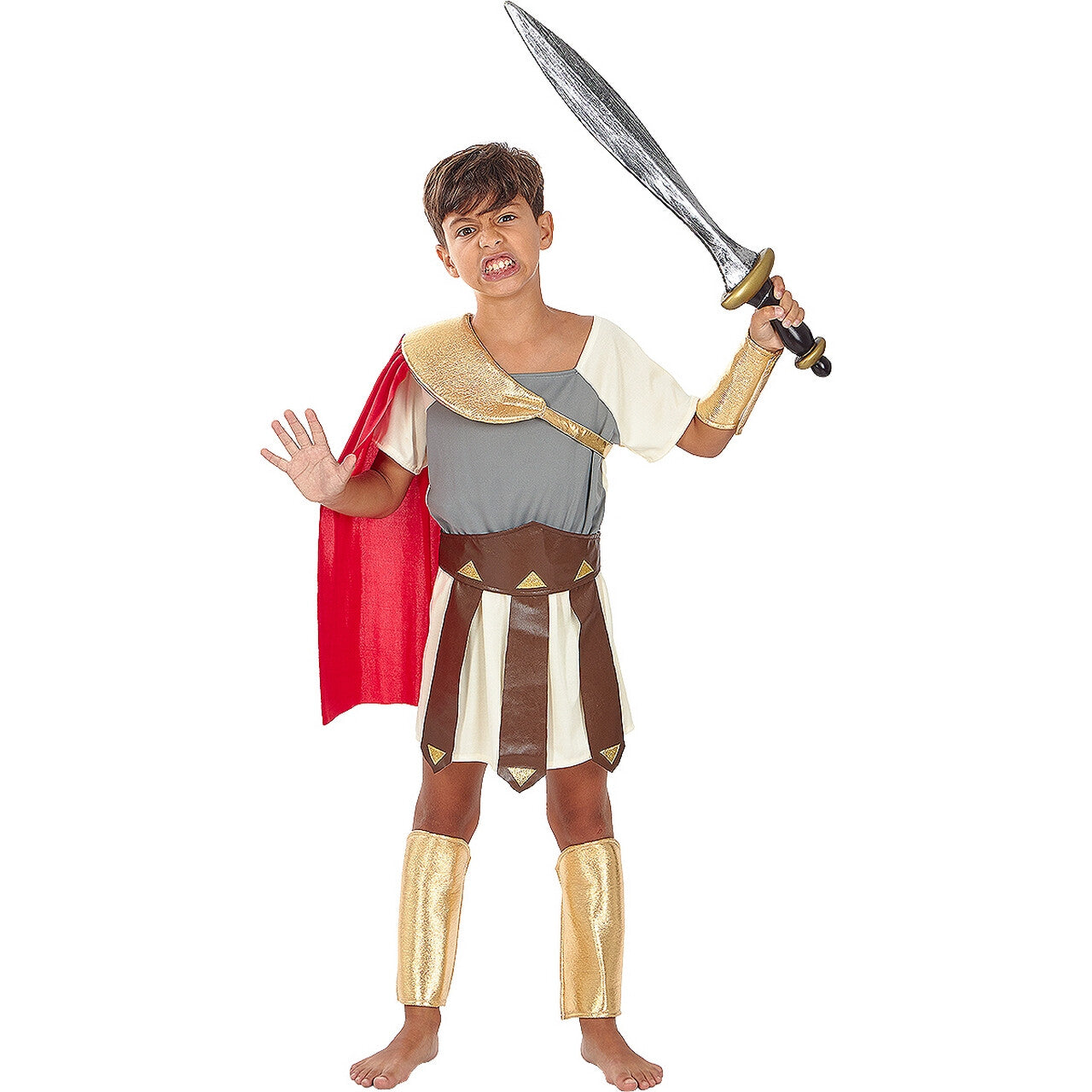 Op deze afbeelding zie je een Kostuums, van het merk Funidelia. Heroïsche Gladiator Gerardus Jongen Kostuum