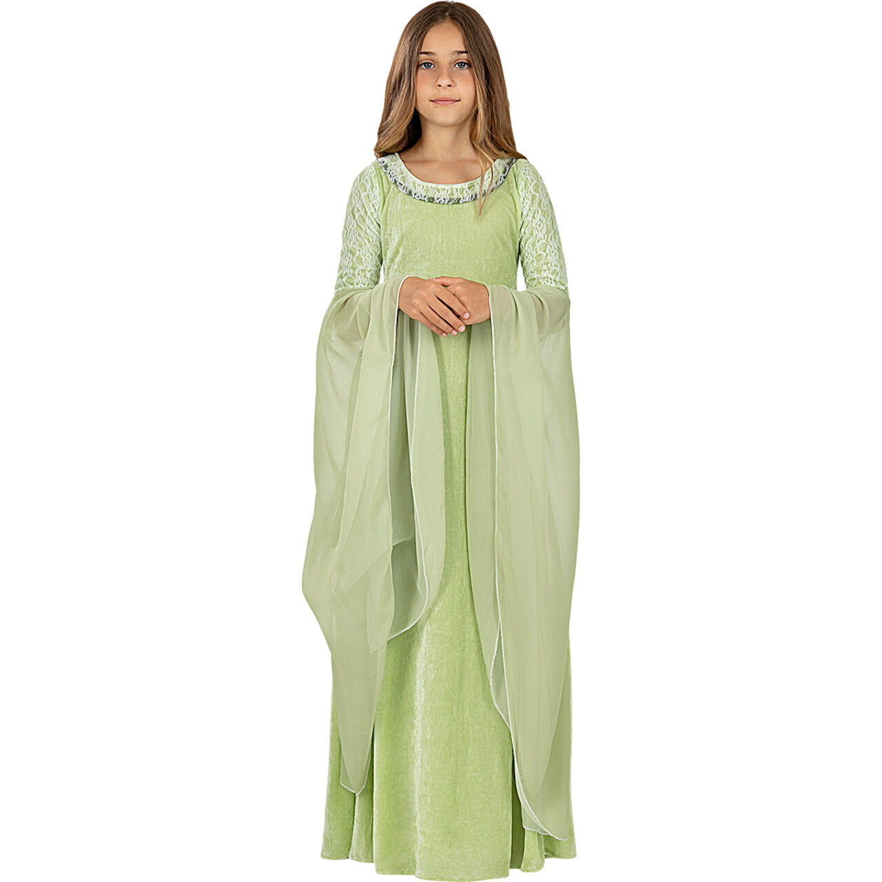 Op deze afbeelding zie je een Kostuums, van het merk Funidelia. Half Elf Arwen The Lord Of The Rings Kind Meisje Kostuum