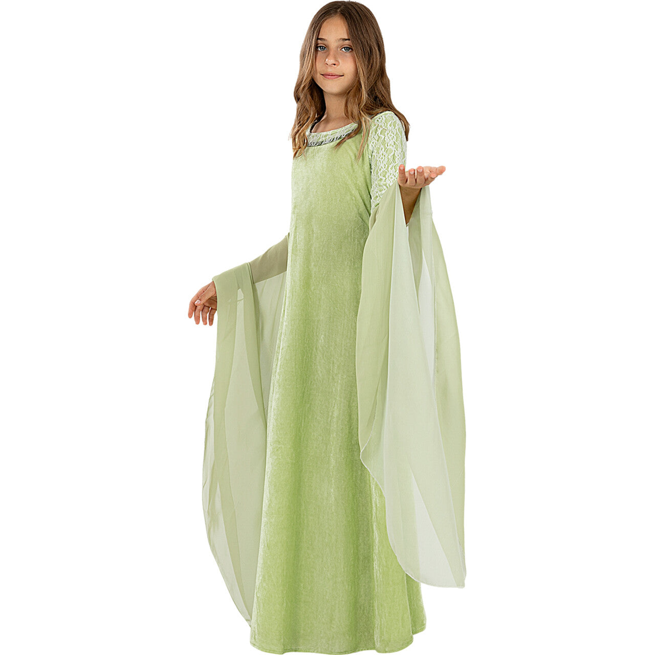 Op deze afbeelding zie je een Kostuums, van het merk Funidelia. Half Elf Arwen The Lord Of The Rings Kind Meisje Kostuum