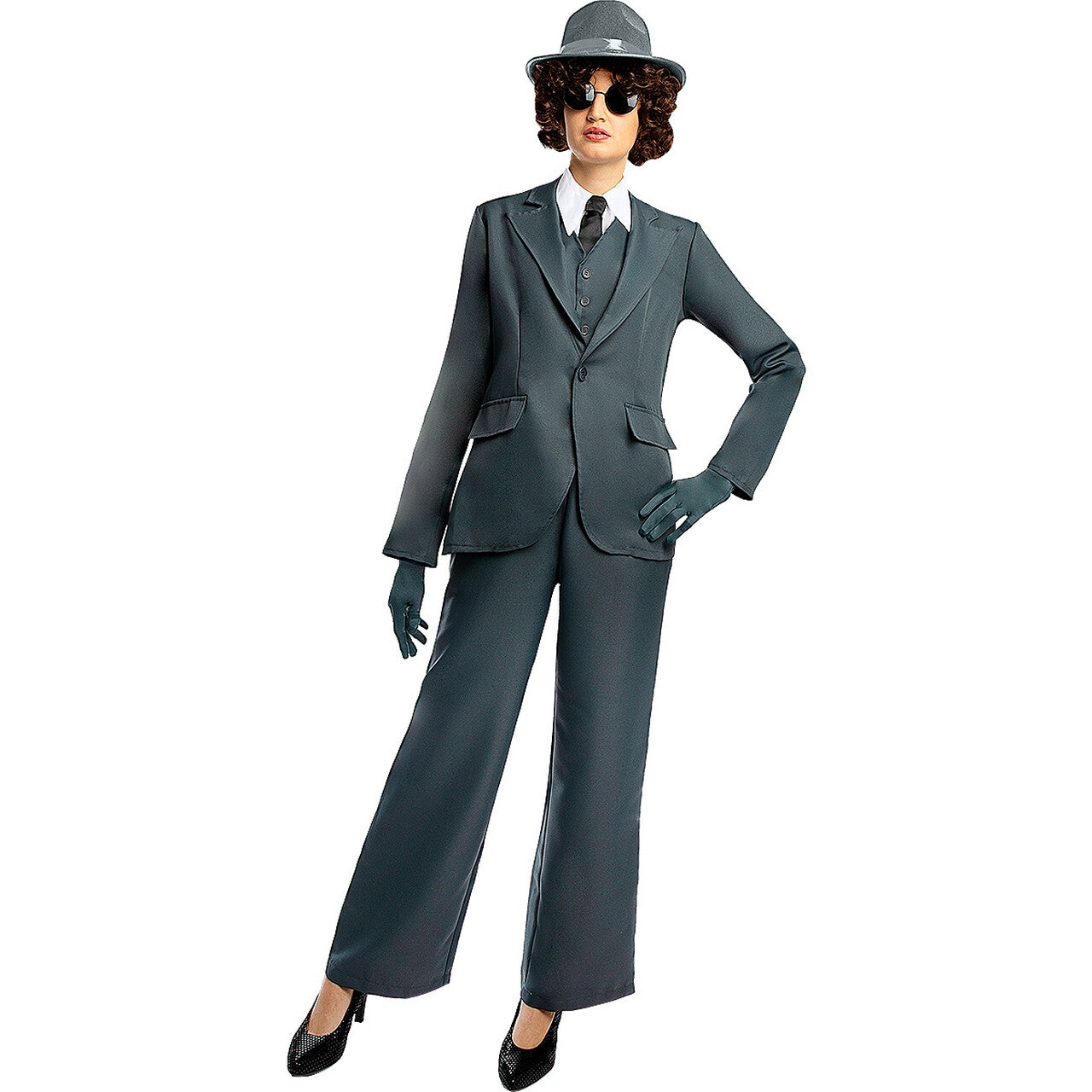 Op deze afbeelding zie je een Kostuums, van het merk Funidelia. Jaren 20 Polly Gray Peaky Blinders Vrouw Kostuum