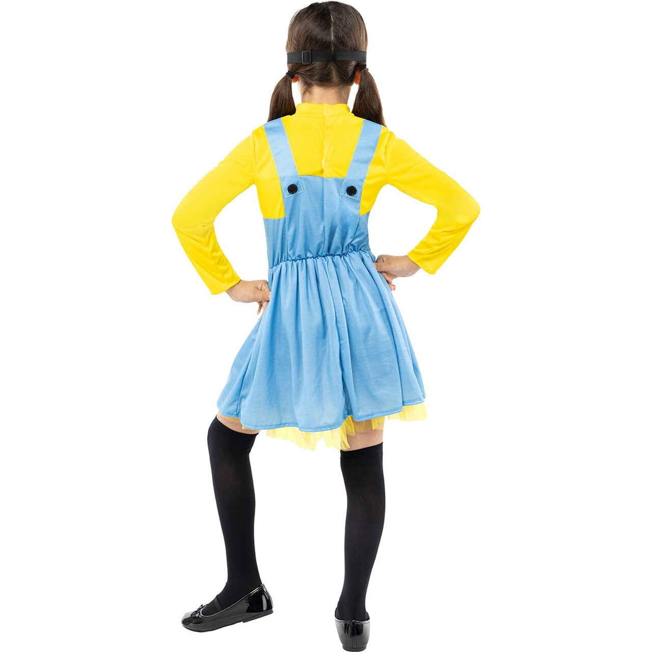 Op deze afbeelding zie je een Kostuums, van het merk Funidelia. Minions Davina Yolo Kind Meisje Kostuum