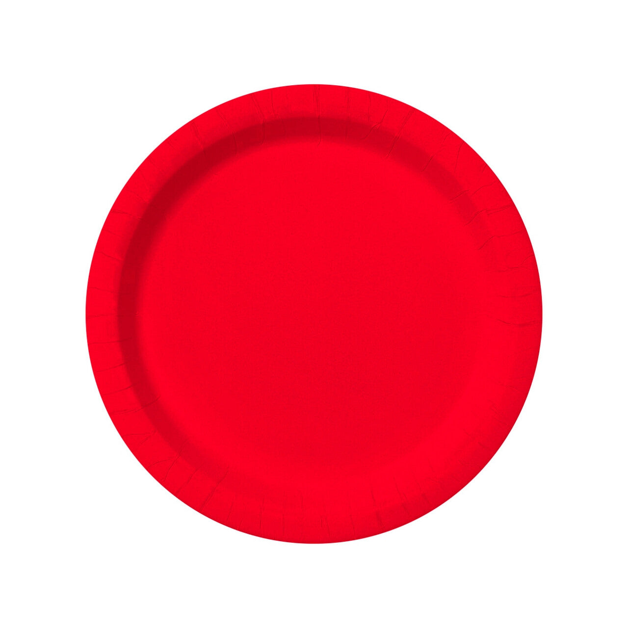 Op deze afbeelding zie je een Decoratie, van het merk Funidelia. Borden Rood 8 Stuks 23 Centimeter