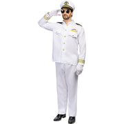 Op deze afbeelding zie je een Kostuums, van het merk Funidelia. Kapitein Love Boat Man Kostuum