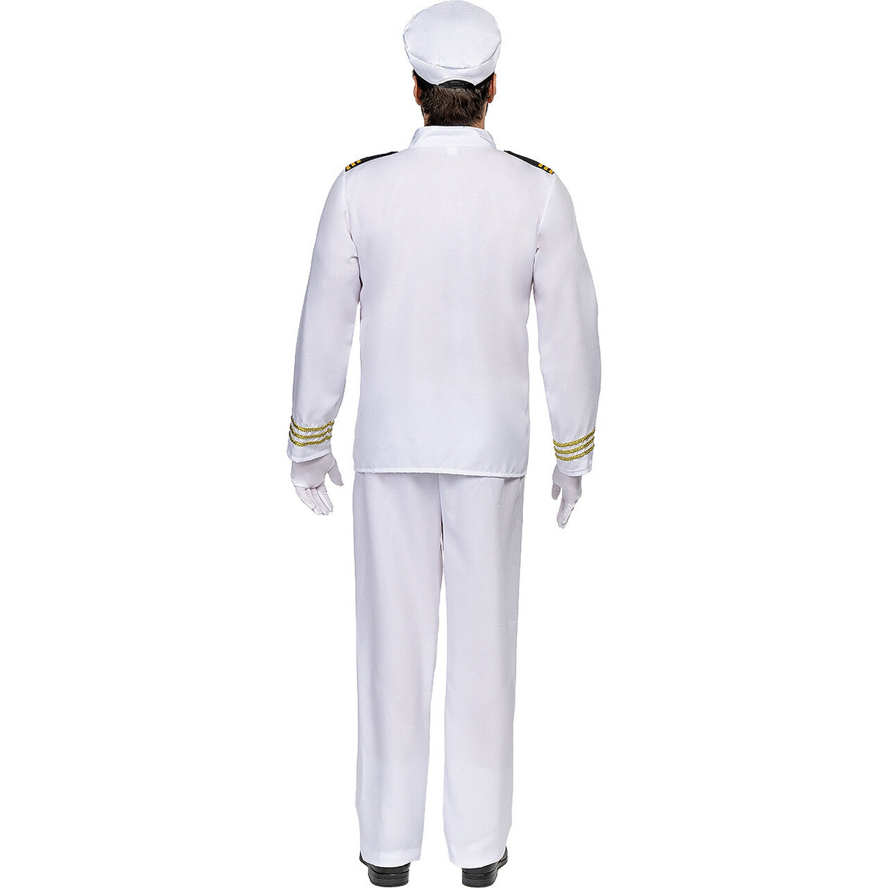 Op deze afbeelding zie je een Kostuums, van het merk Funidelia. Kapitein Love Boat Man Kostuum
