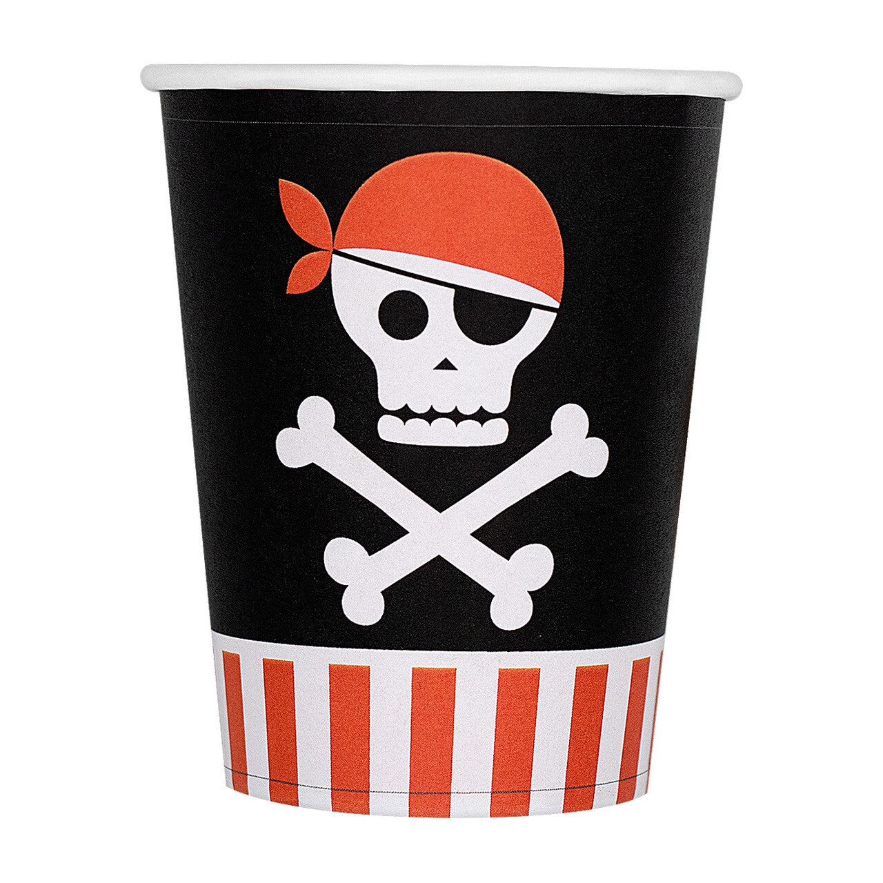 Op deze afbeelding zie je een Decoratie, van het merk Funidelia. Pirate Party Bekers 8 Stuks