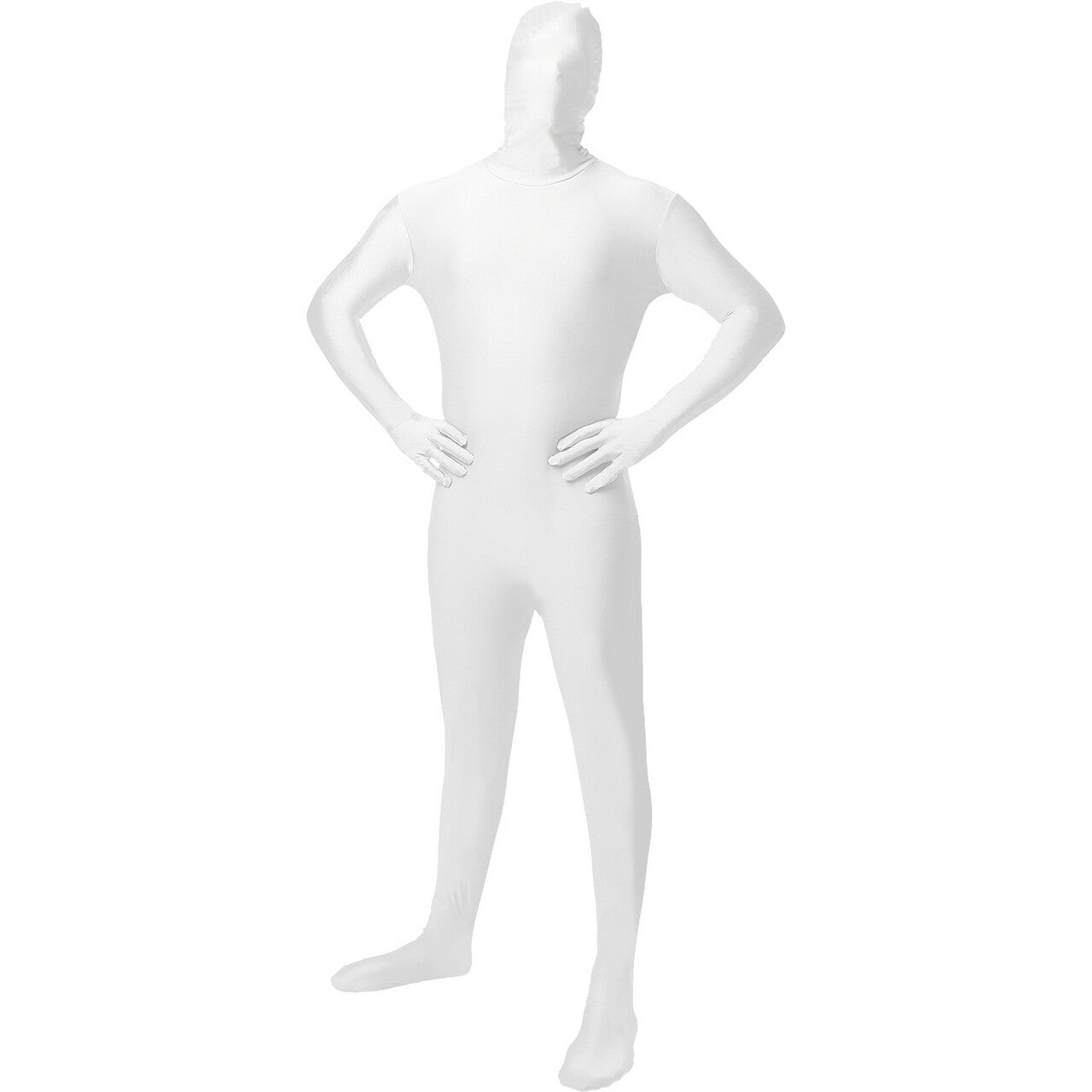 Op deze afbeelding zie je een Kostuums, van het merk Funidelia. Second Skin Spook Wit Kostuum