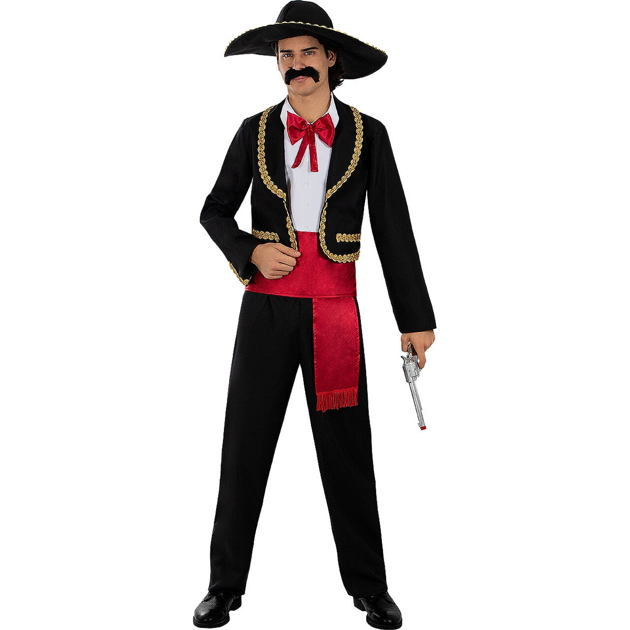 Op deze afbeelding zie je een Kostuums, van het merk Funidelia. Mariachi Mucho Musica Man Kostuum