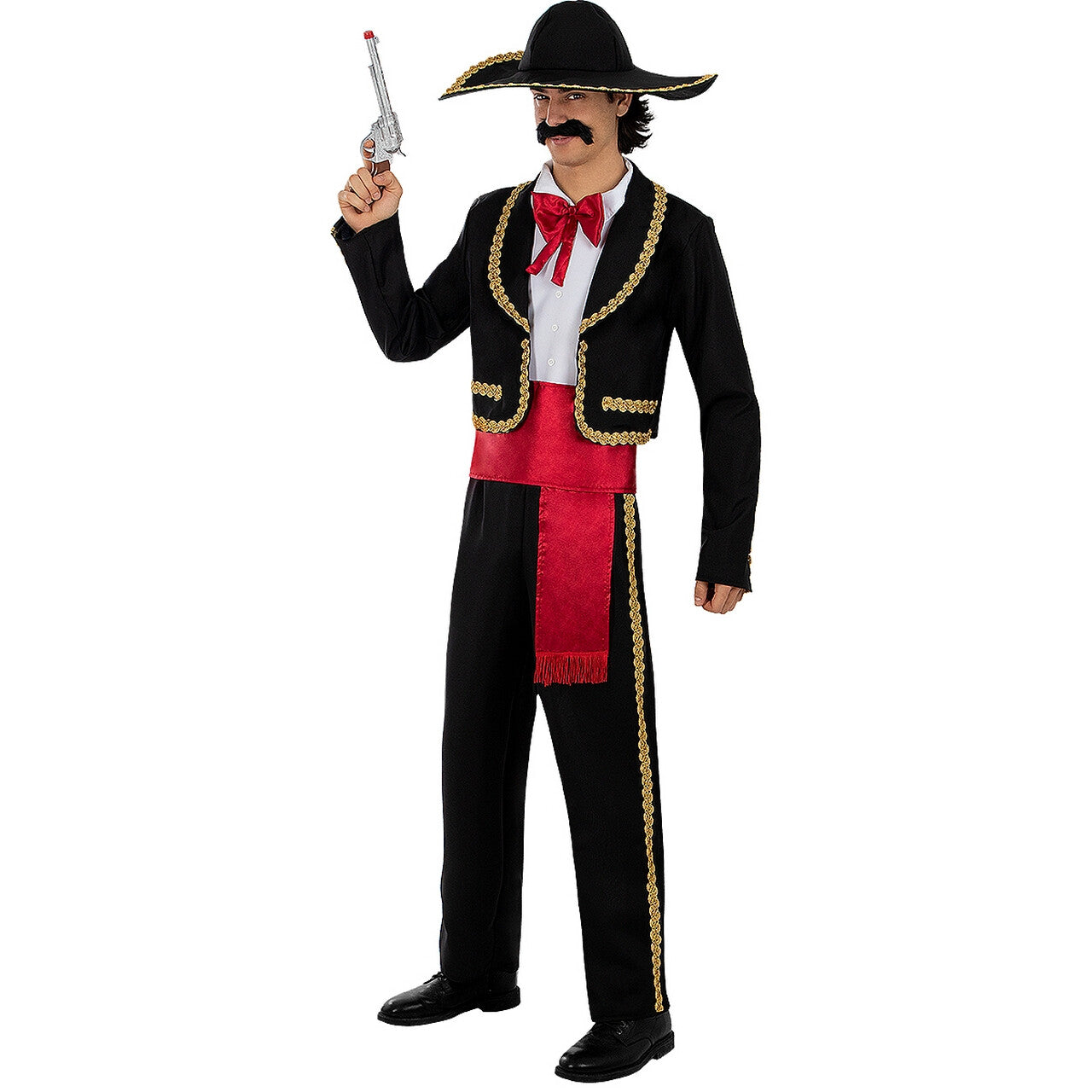 Op deze afbeelding zie je een Kostuums, van het merk Funidelia. Mariachi Mucho Musica Man Kostuum