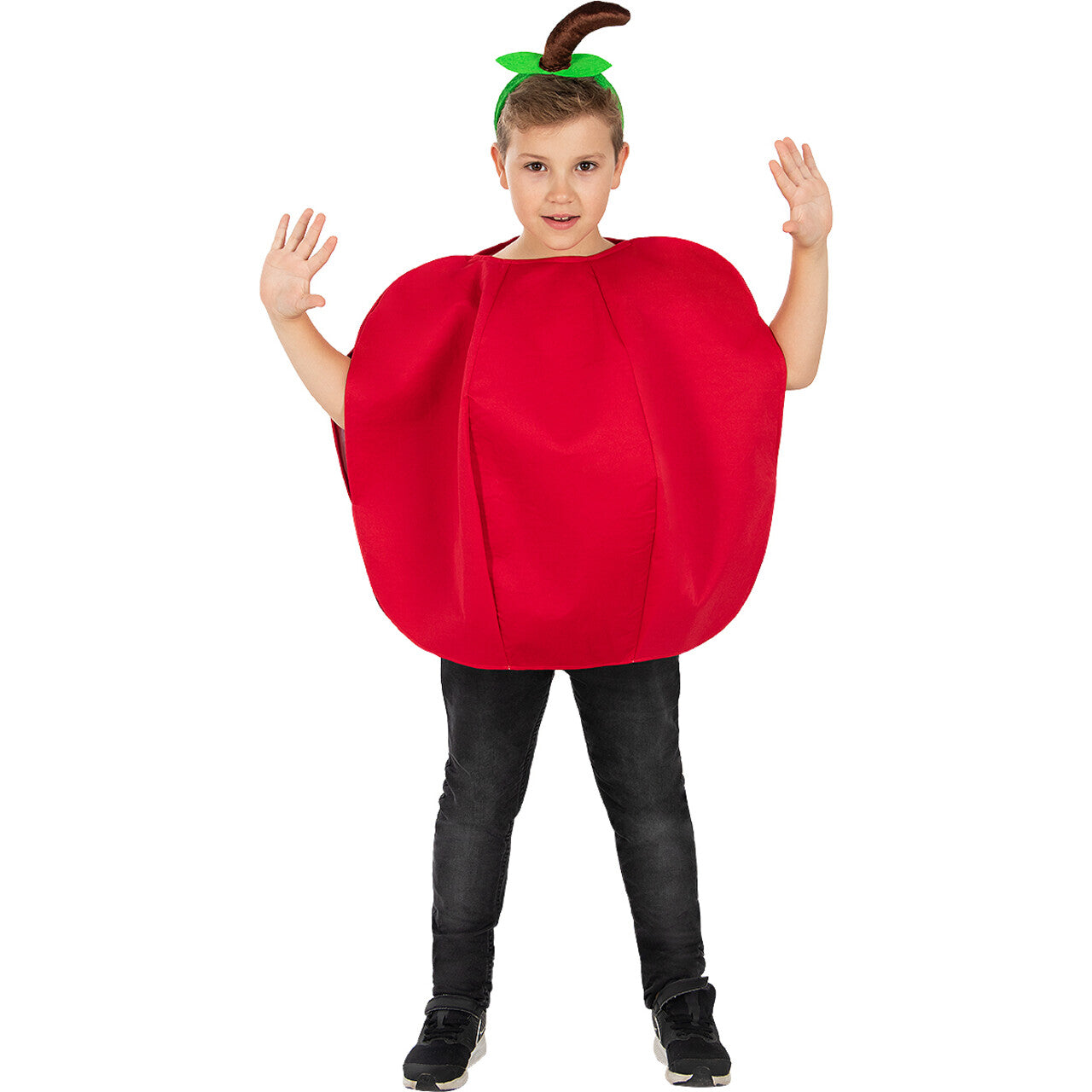 Op deze afbeelding zie je een Kostuums, van het merk Funidelia. Golden Delicious Appie Appel Kind Kostuum