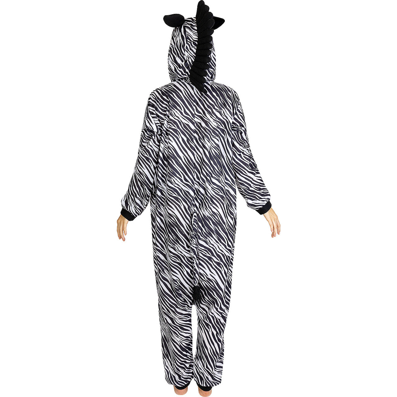 Op deze afbeelding zie je een Kostuums, van het merk Funidelia. Duizelingwekkende Gestreepte Zebra Onesie Kostuum