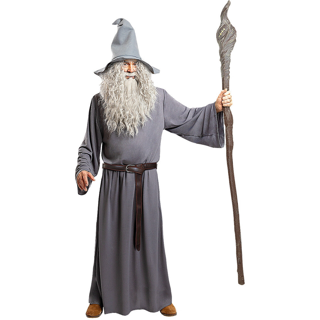 Op deze afbeelding zie je een Kostuums, van het merk Funidelia. Gandalf De Grijze Tovenaar Man Kostuum