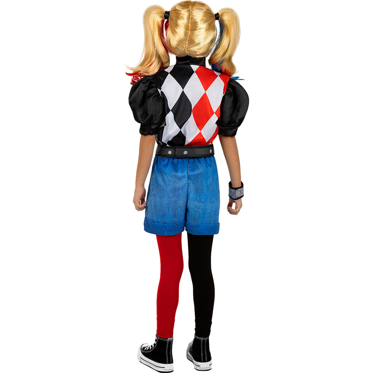 Op deze afbeelding zie je een Kostuums, van het merk Funidelia. Harley Quinn Bad Girl Meisje Kostuum