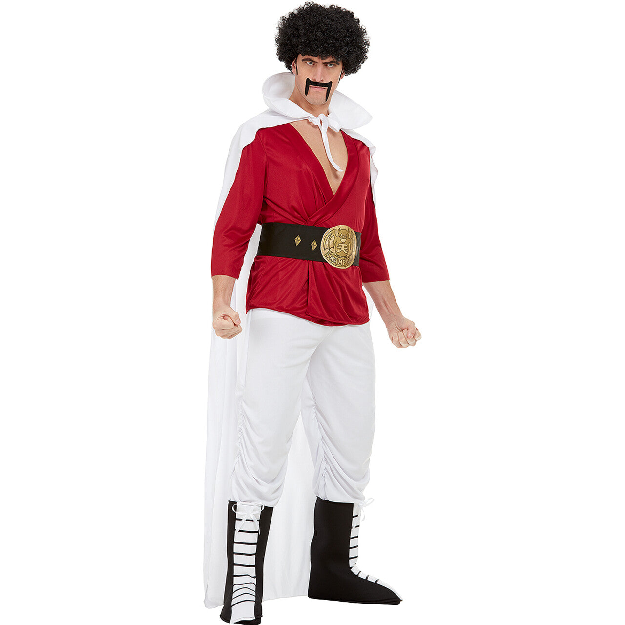 Op deze afbeelding zie je een Kostuums, van het merk Funidelia. Martial Arts Kampioen Mr Hercule Satan Man Kostuum