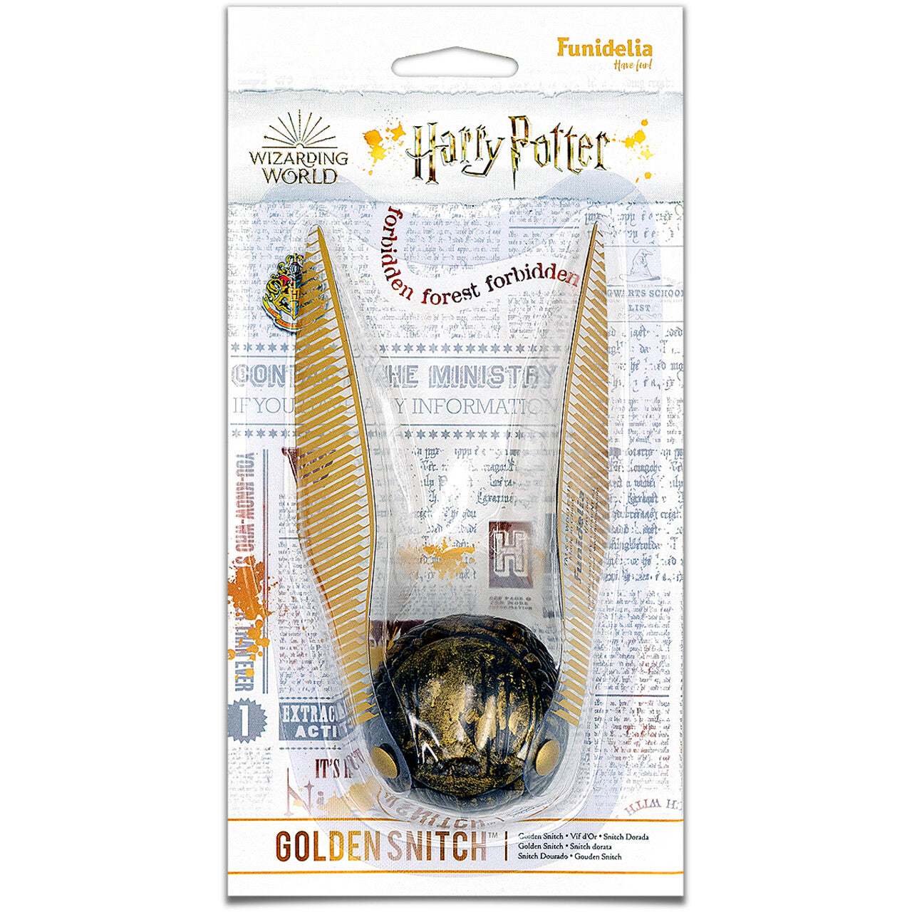 Op deze afbeelding zie je een Accessoires, van het merk Funidelia. Golden Snitch Harry Potter Spel