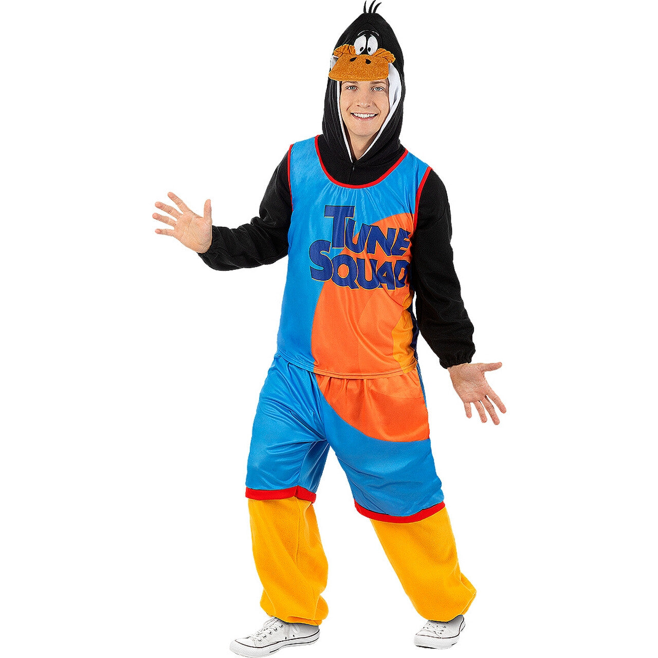 Op deze afbeelding zie je een Kostuums, van het merk Funidelia. Daffy Duck Space Jam Looney Tunes Kostuum