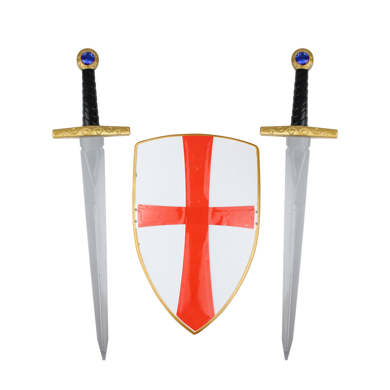 Op deze afbeelding zie je een Accessoires, van het merk Funidelia. The Knights Templar Set Kind