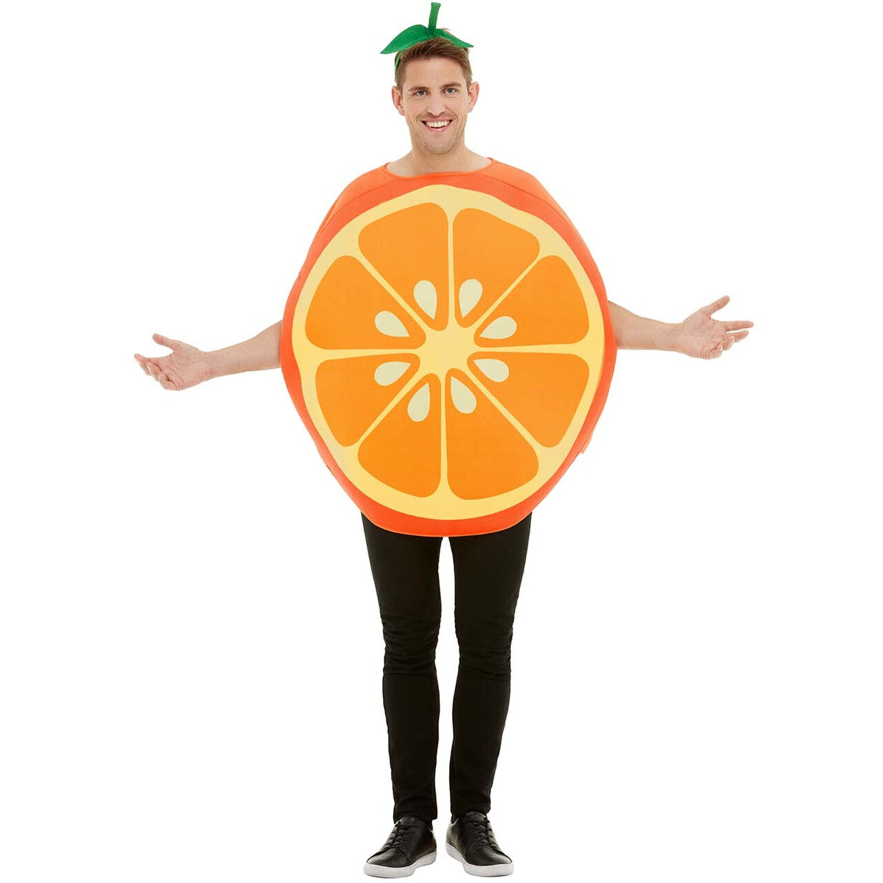Op deze afbeelding zie je een Kostuums, van het merk Funidelia. Uitgeperste Sinaasappel Jus Van Oranje Kostuum