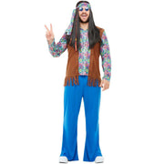 Op deze afbeelding zie je een Kostuums, van het merk Funidelia. Hippie Harold Man Kostuum